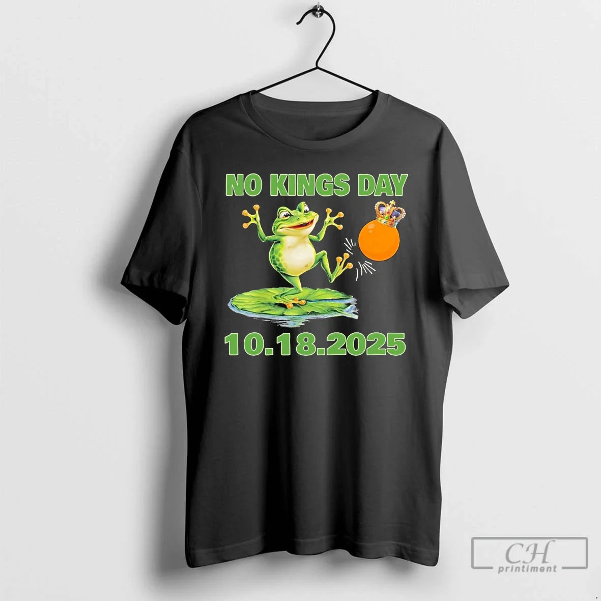 Classic No Kings Portland Frog Protest 10 18 2025 T-Shirts, Hoodie, Sweatshirt - T-Shirt, Sweatshirt, Hoodie