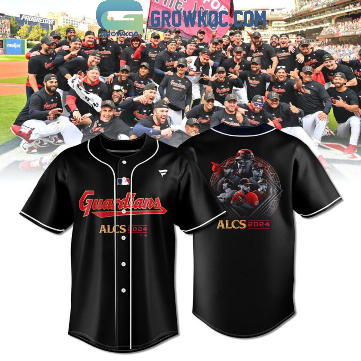 Cleveland Guardians 2024 American League Division Series Champions Baseball Jersey Unisex T-shirt, Sweatshirt, Hoodie, Long Sleeve Tee - T-Shirt, Sweatshirt, Hoodie