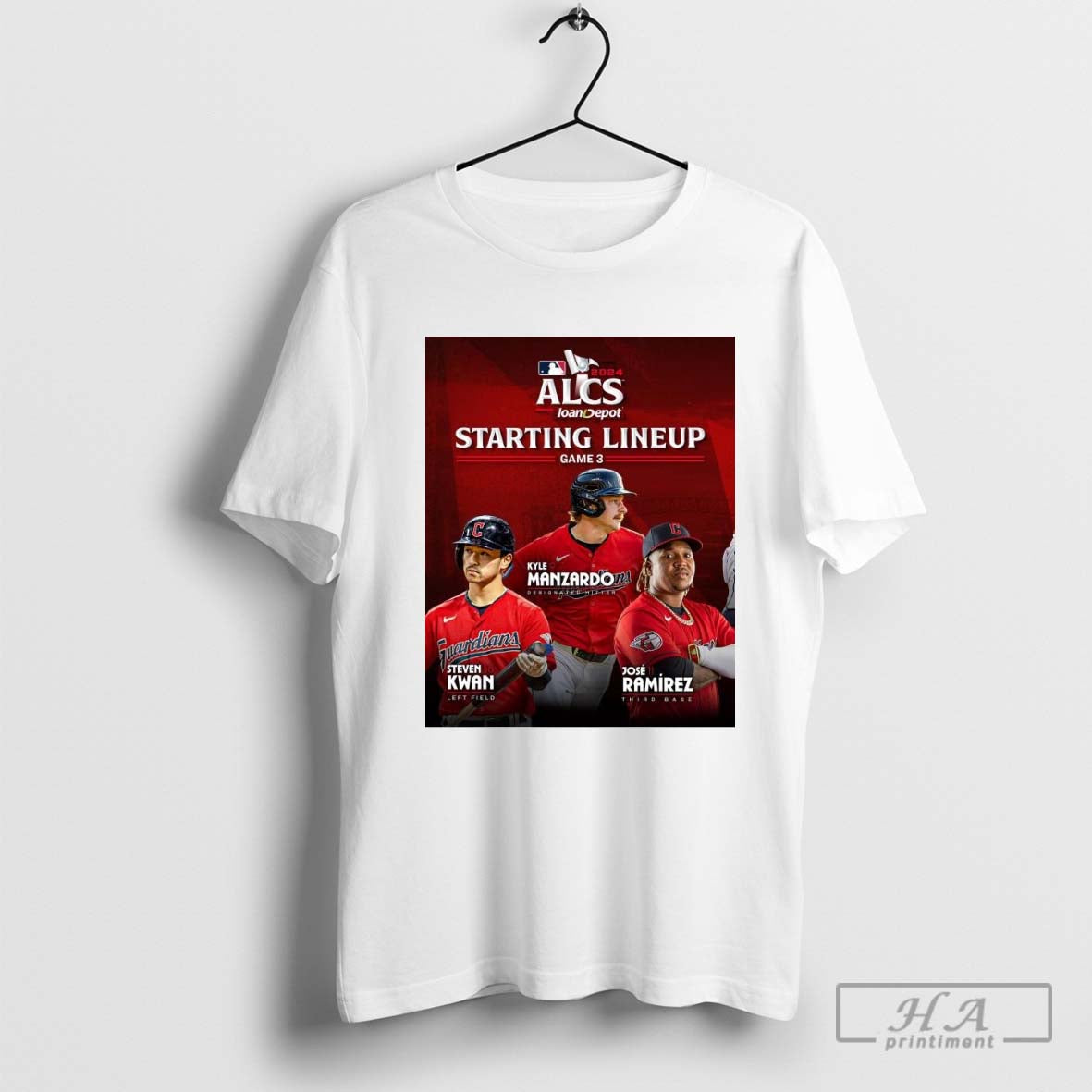 Cleveland Guardians Mlb 2024 Alcs Starting Lineup Game 3 Manzardo Kwan Ramirez T-Shirts, Hoodie, Sweatshirt - T-Shirt, Sweatshirt, Hoodie