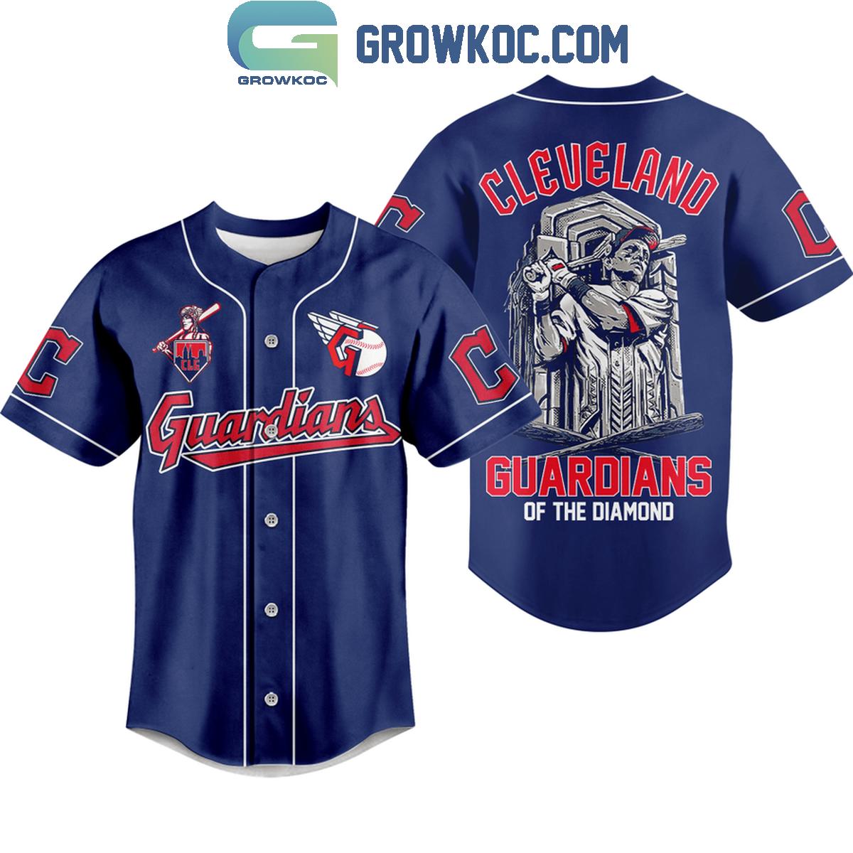 Cleveland Guardians Of The Diamond Personalized Baseball Jersey Unisex T-shirt, Sweatshirt, Hoodie, Long Sleeve Tee - T-Shirt, Sweatshirt, Hoodie