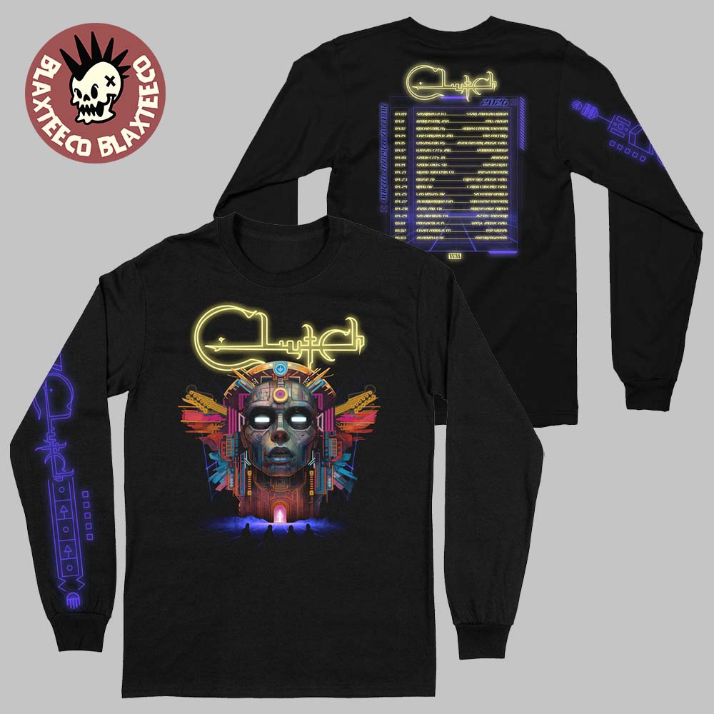 Clutch Suffer No Evil Tour 2026 Merch With Dates Back Long Sleeve T-Shirt Unisex T-shirt, Sweatshirt, Hoodie, Long Sleeve Tee - T-Shirt, Sweatshirt, Hoodie