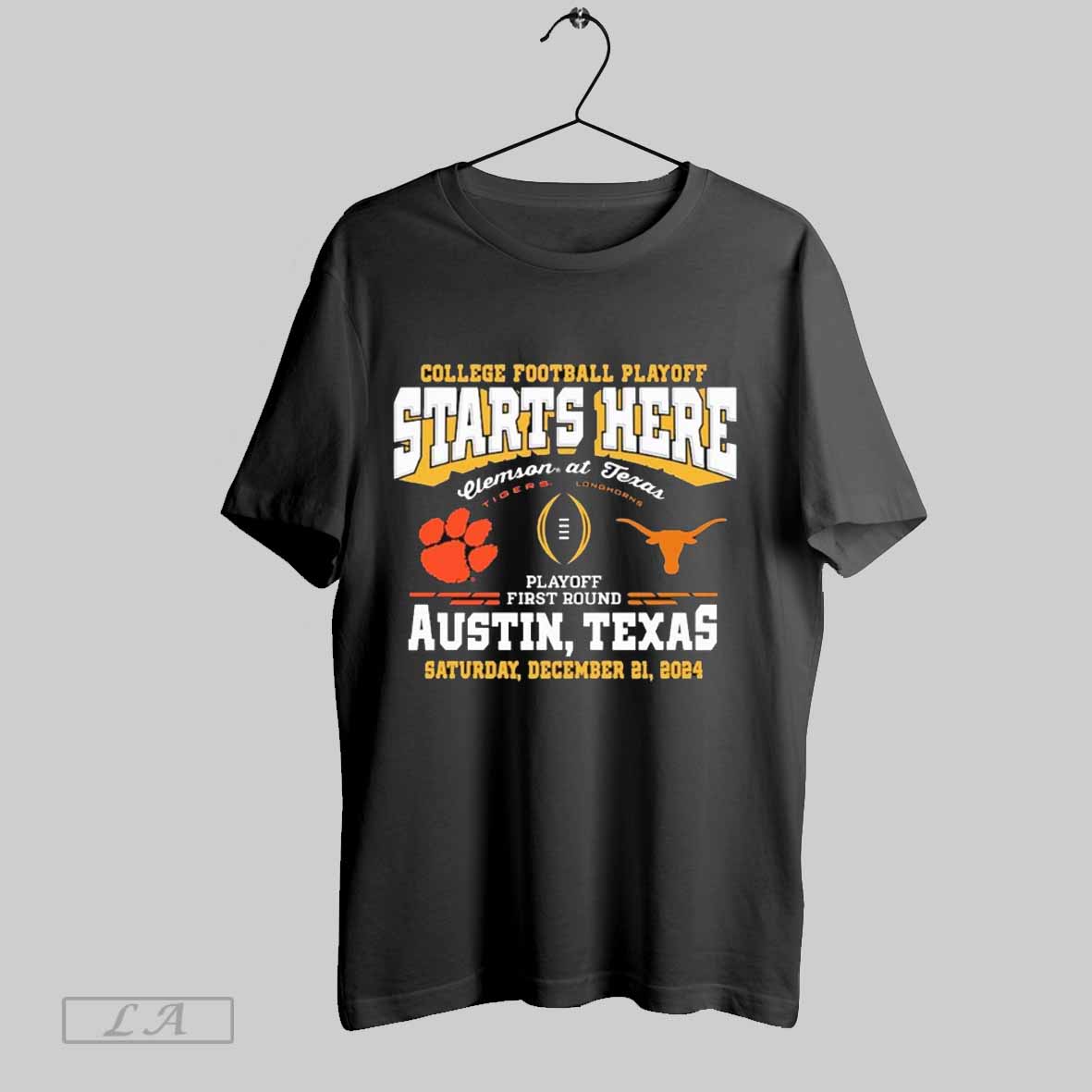 College Football Playoffs 1st Round Dueling Texas Longhorns Vs Clemson Tigers Dec 21 2024 T-Shirts, Hoodie, Sweatshirt - T-Shirt, Sweatshirt, Hoodie