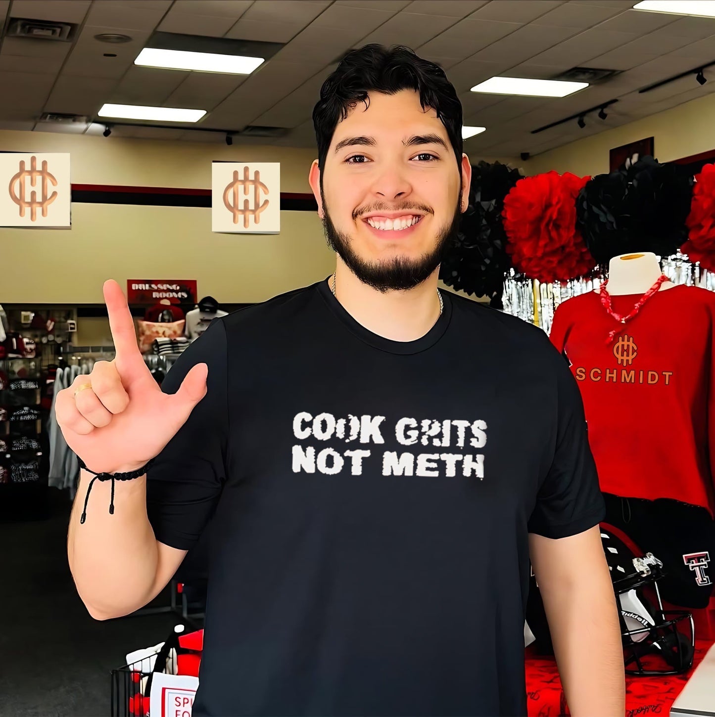 Cook Grits Not Meth funny cooking southern food shirt Unisex T-shirt, Sweatshirt, Hoodie, Long Sleeve Tee - T-Shirt, Sweatshirt, Hoodie