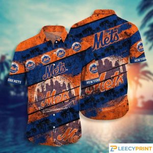 Cool New York Mets Hawaiian Shirt Tropical Vintage Unisex T-shirt, Sweatshirt, Hoodie, Long Sleeve Tee - T-Shirt, Sweatshirt, Hoodie