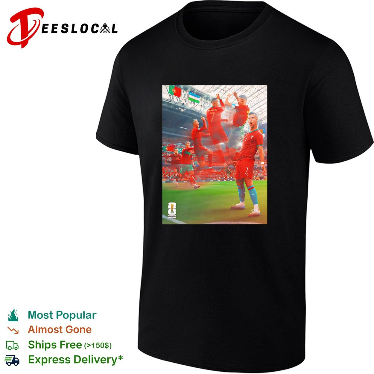 Cristiano Ronaldo Portugal celebration with Siu pose collage shirt Unisex T-shirt, Sweatshirt, Hoodie, Long Sleeve Tee - T-Shirt, Sweatshirt, Hoodie