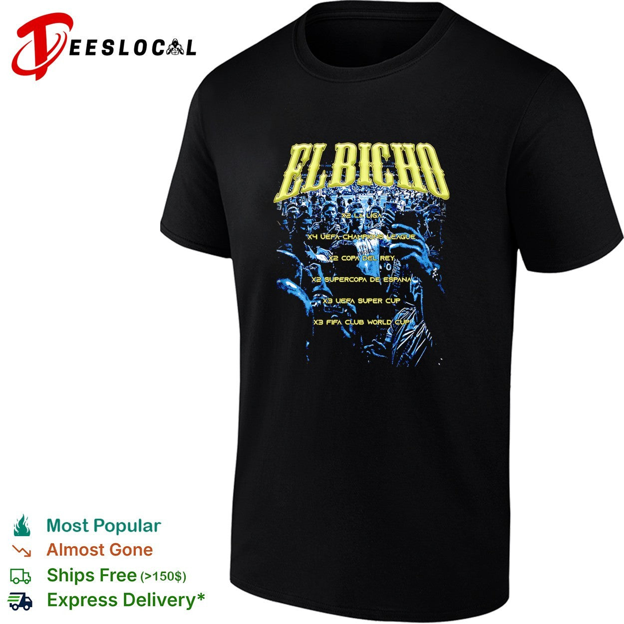 Cristiano Ronaldo Real Madrid El Bicho trophies shirt Unisex T-shirt, Sweatshirt, Hoodie, Long Sleeve Tee - T-Shirt, Sweatshirt, Hoodie