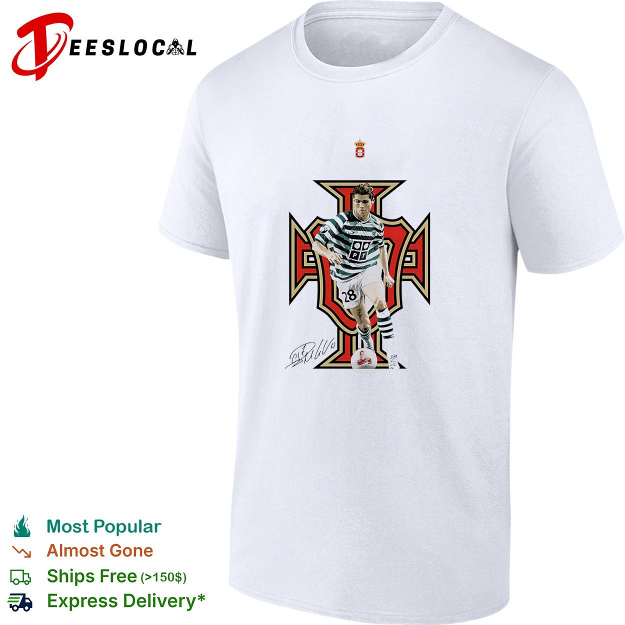 Cristiano Ronaldo Sporting CP vintage signature shirt Unisex T-shirt, Sweatshirt, Hoodie, Long Sleeve Tee - T-Shirt, Sweatshirt, Hoodie