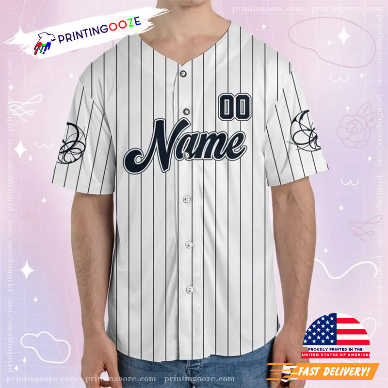 Custom Aespa Armageddon Album White Kpop Baseball Jersey Unisex T-shirt, Sweatshirt, Hoodie, Long Sleeve Tee - T-Shirt, Sweatshirt, Hoodie