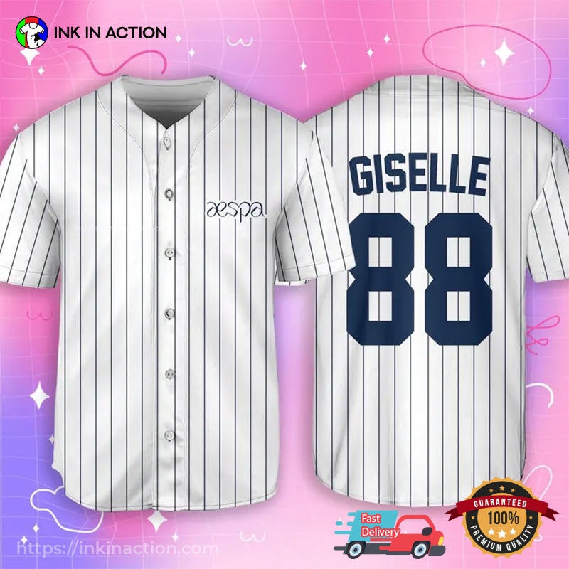 Custom Aespa Kpop Collection Baseball Jersey Unisex T-shirt, Sweatshirt, Hoodie, Long Sleeve Tee - T-Shirt, Sweatshirt, Hoodie
