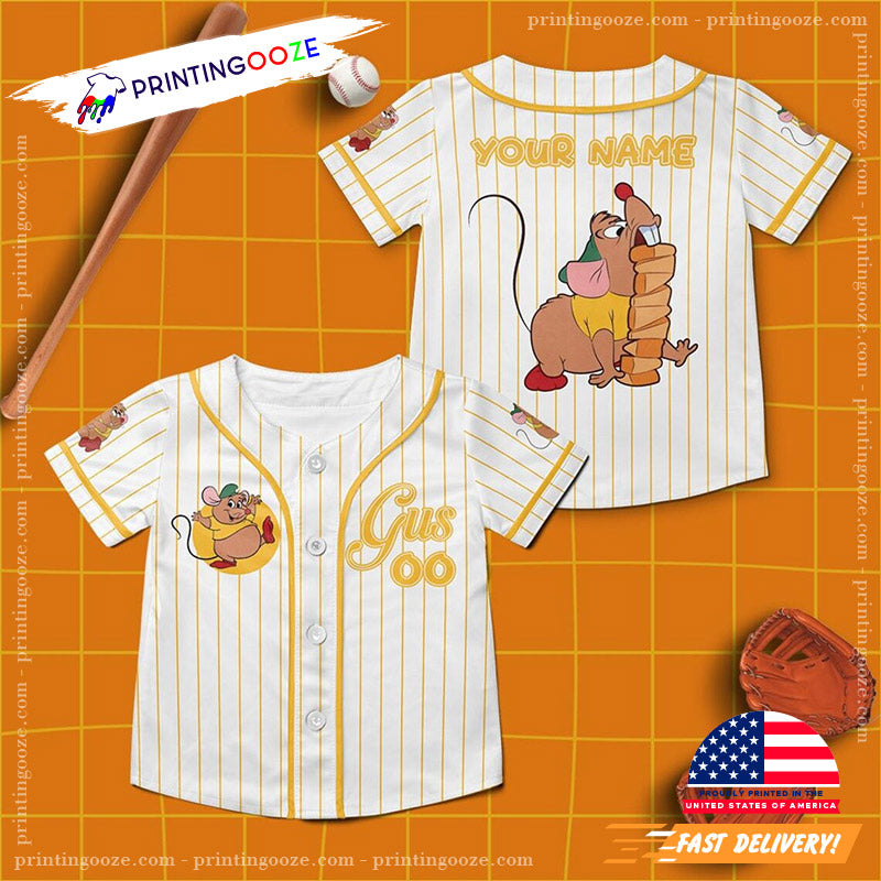 Custom Gus Gus The Snack Baseball Jersey Unisex T-shirt, Sweatshirt, Hoodie, Long Sleeve Tee - T-Shirt, Sweatshirt, Hoodie