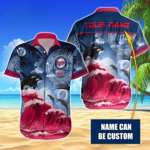 Custom MLB Minnesota Twins Special Hawaiian Design Shirt, Twins Hawaiian Shirt Unisex T-shirt, Sweatshirt, Hoodie, Long Sleeve Tee - T-Shirt, Sweatshirt, Hoodie