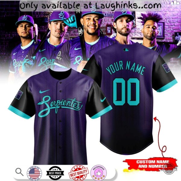 Custom Name Arizona Diamondbacks 2025 City Connect Limited Edition Baseball Jersey Shirt Unisex T-shirt, Sweatshirt, Hoodie, Long Sleeve Tee - T-Shirt, Sweatshirt, Hoodie
