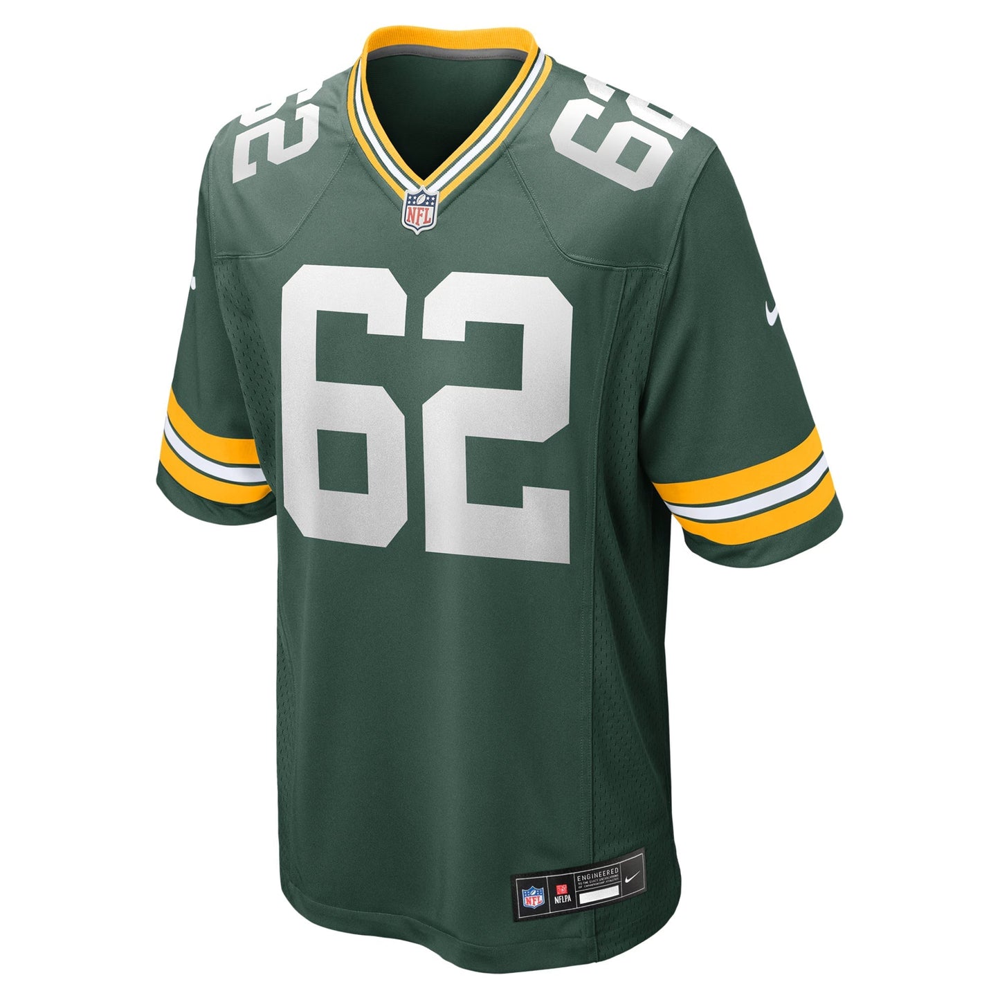 Green Bay Packers Jacob Monk Green Game Jersey football jersey product view 2