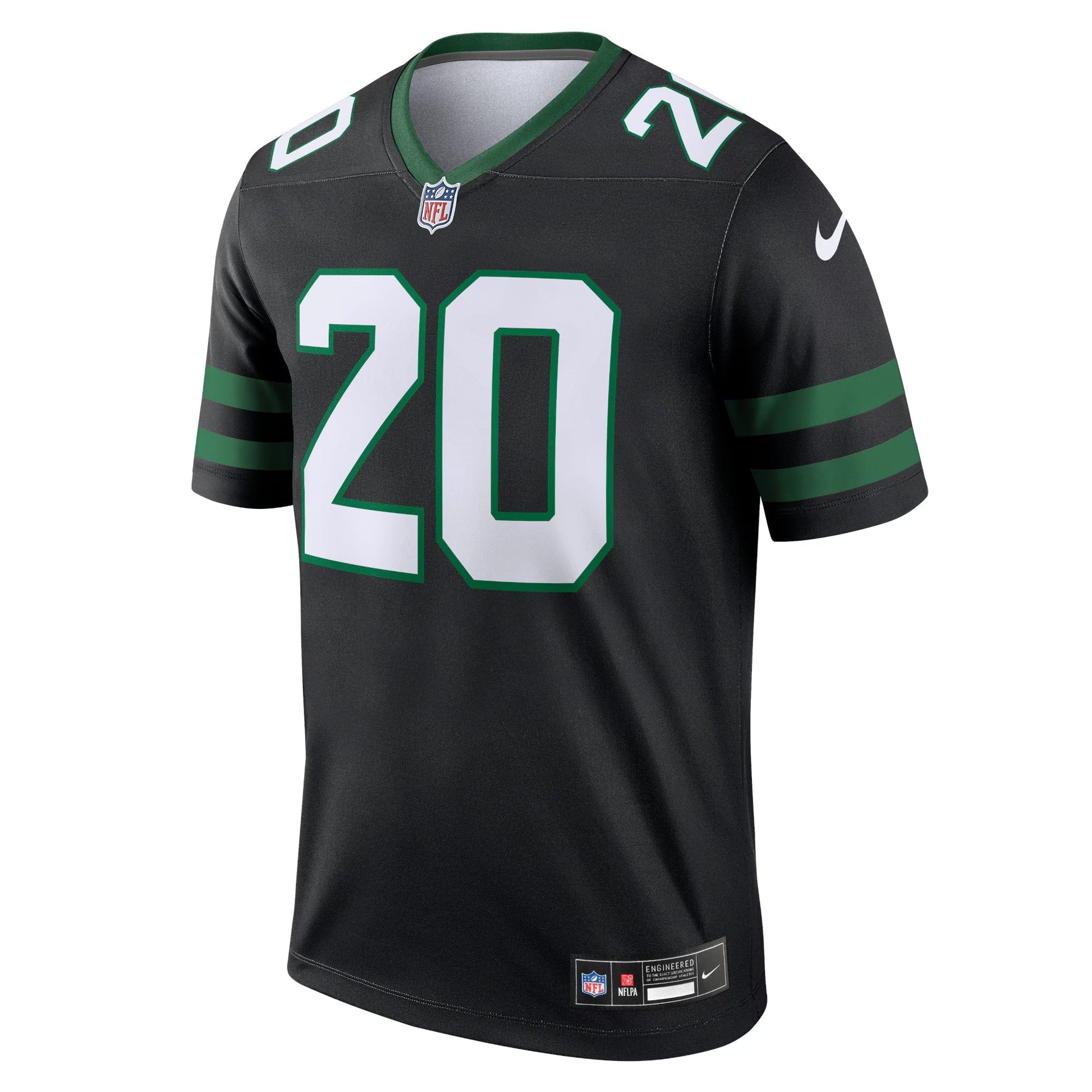 New York Jets Breece Hall Black Legend Player Performance Top football jersey product view 2