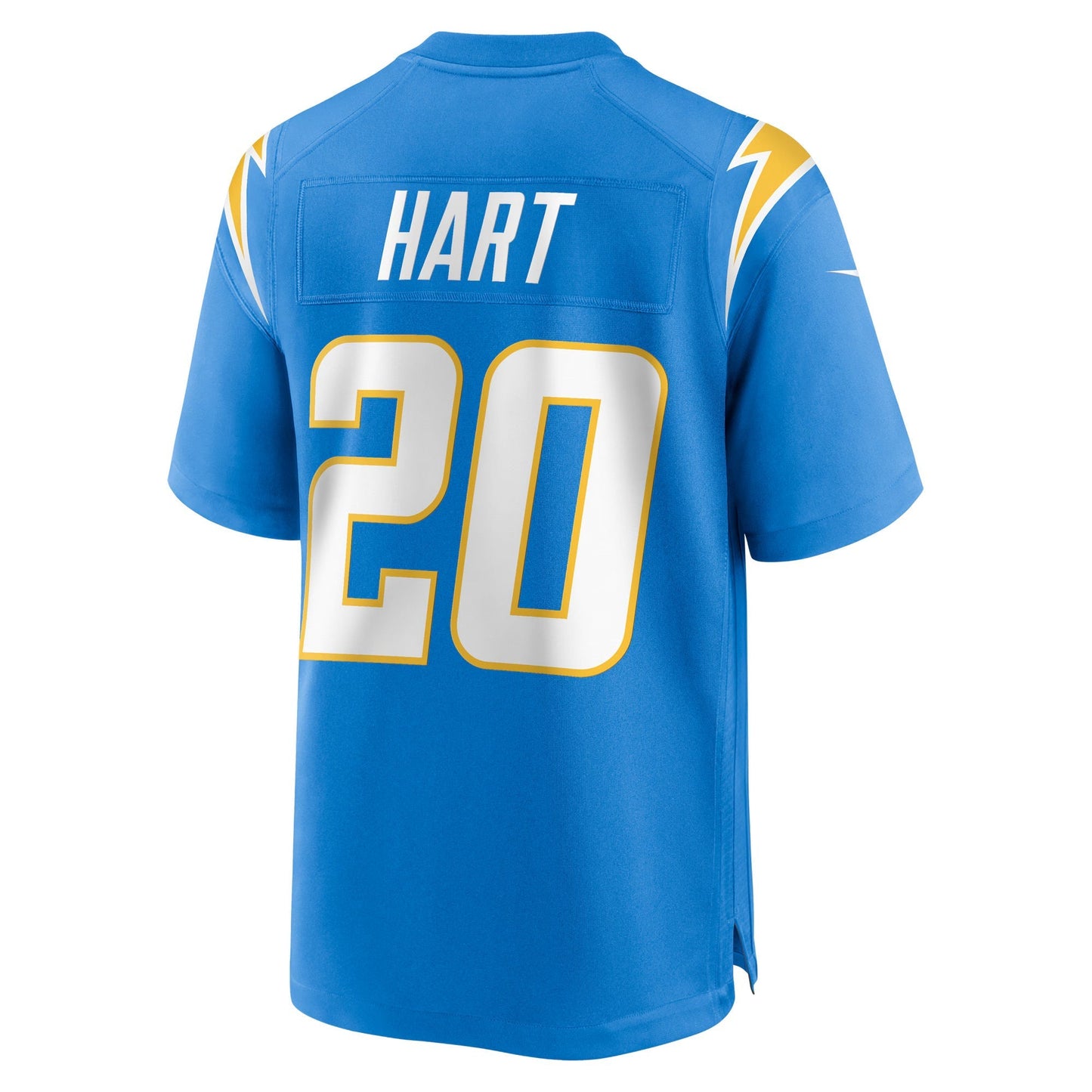 Los Angeles Chargers Cam Hart Powder Blue Team Game Jersey football jersey product view 2