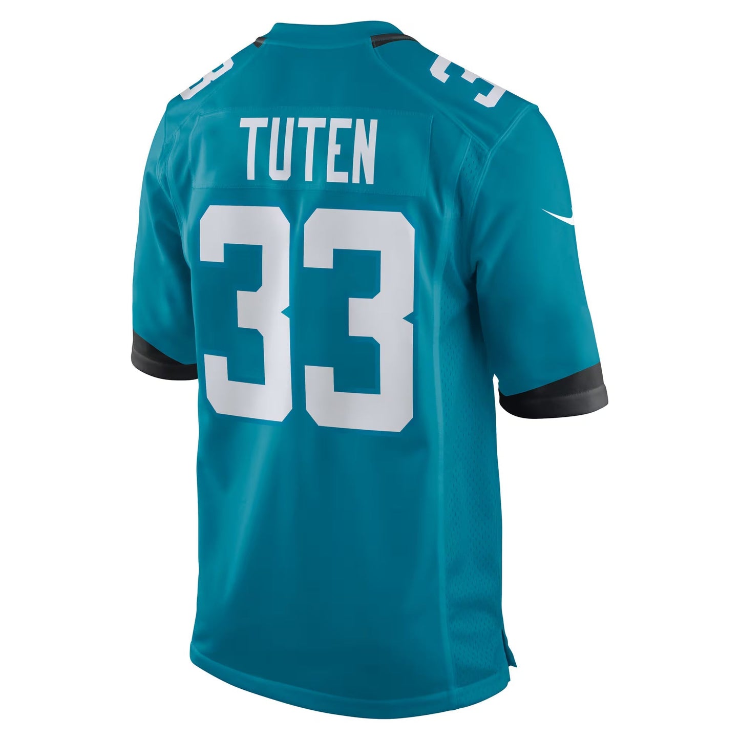 Jacksonville Jaguars Bhayshul Tuten Teal Team Game Jersey football jersey product view 1