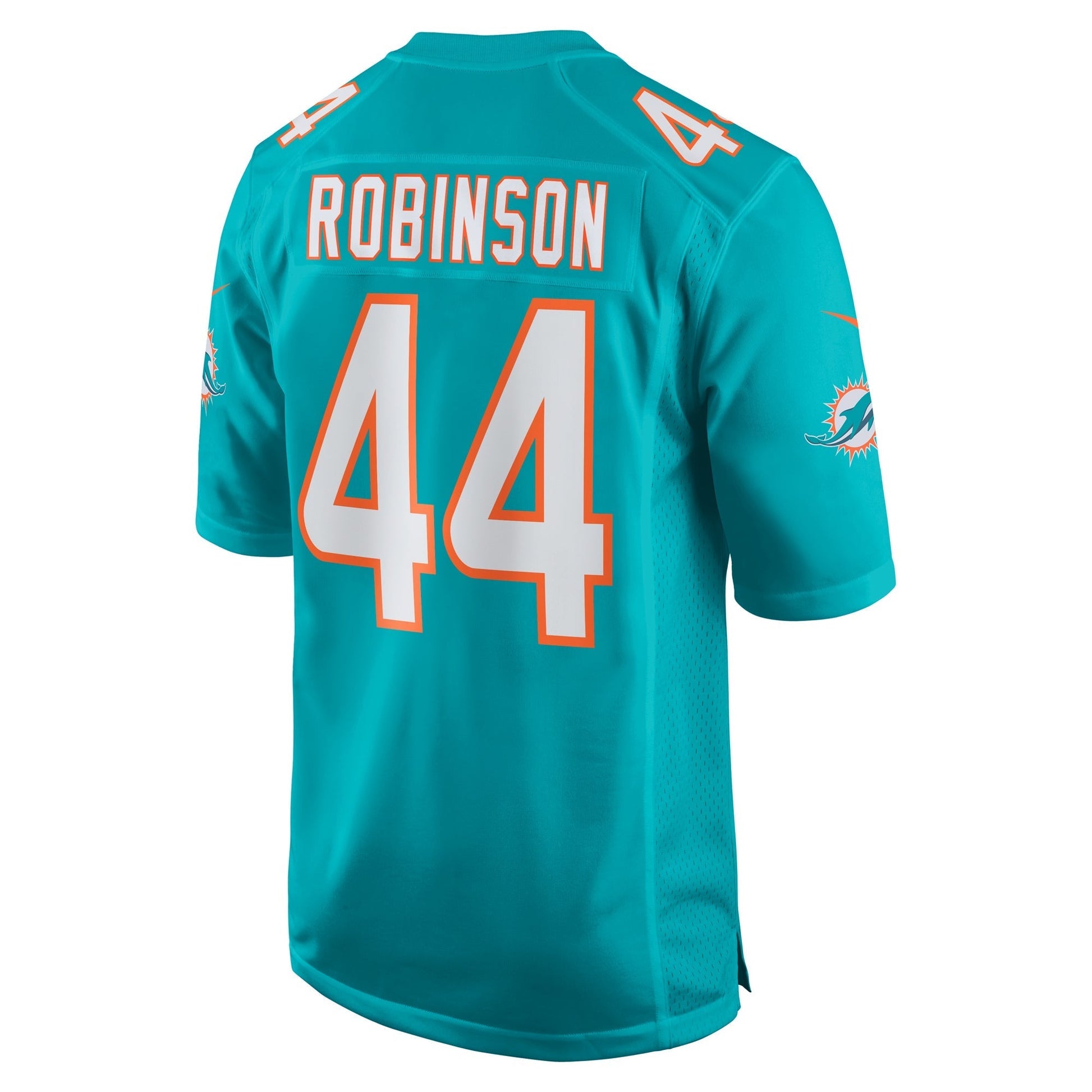 Miami Dolphins Chop Robinson Aqua Game Jersey football jersey product view 2