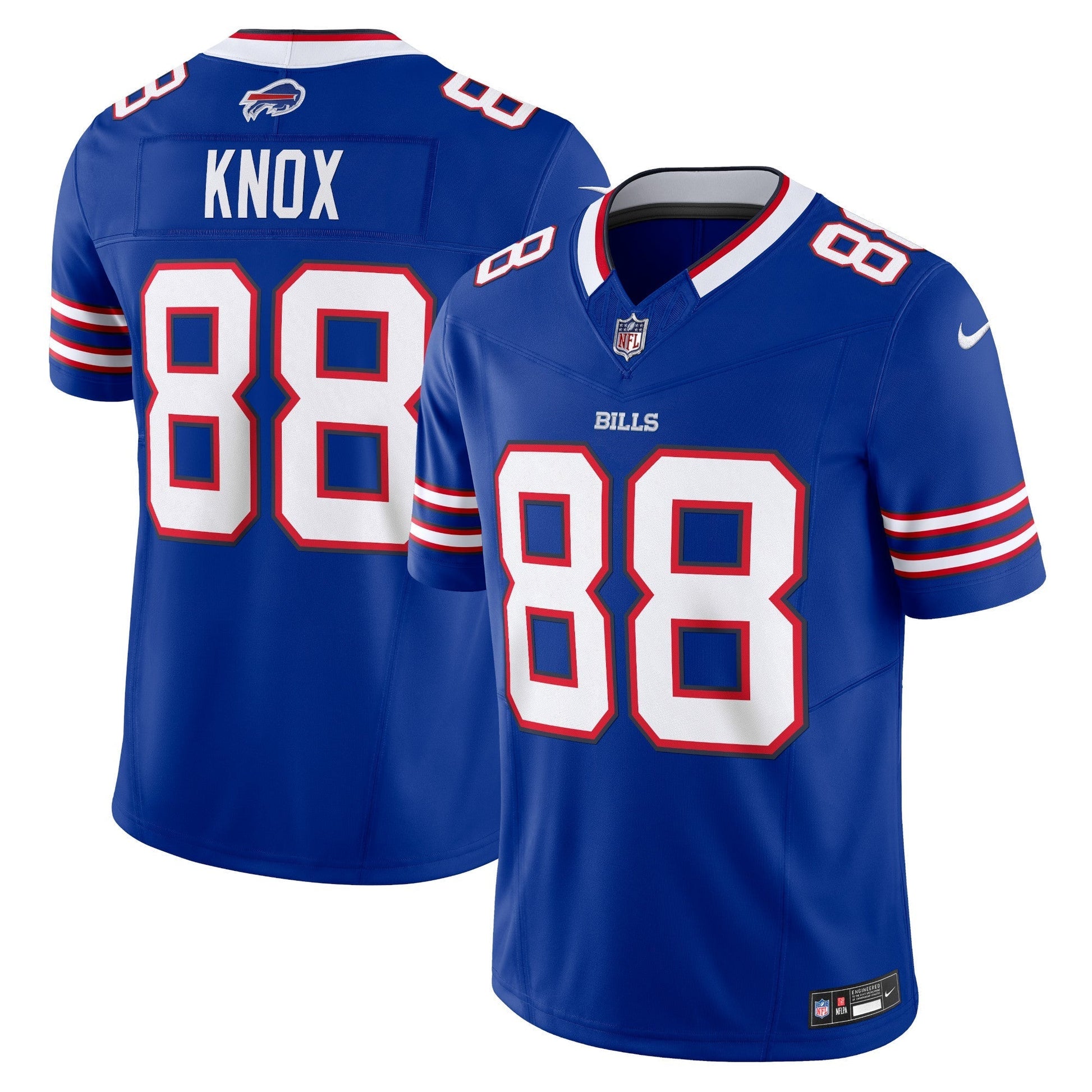 Buffalo Bills Dawson Knox Royal Vapor F.U.S.E. Limited Jersey football jersey product view 1