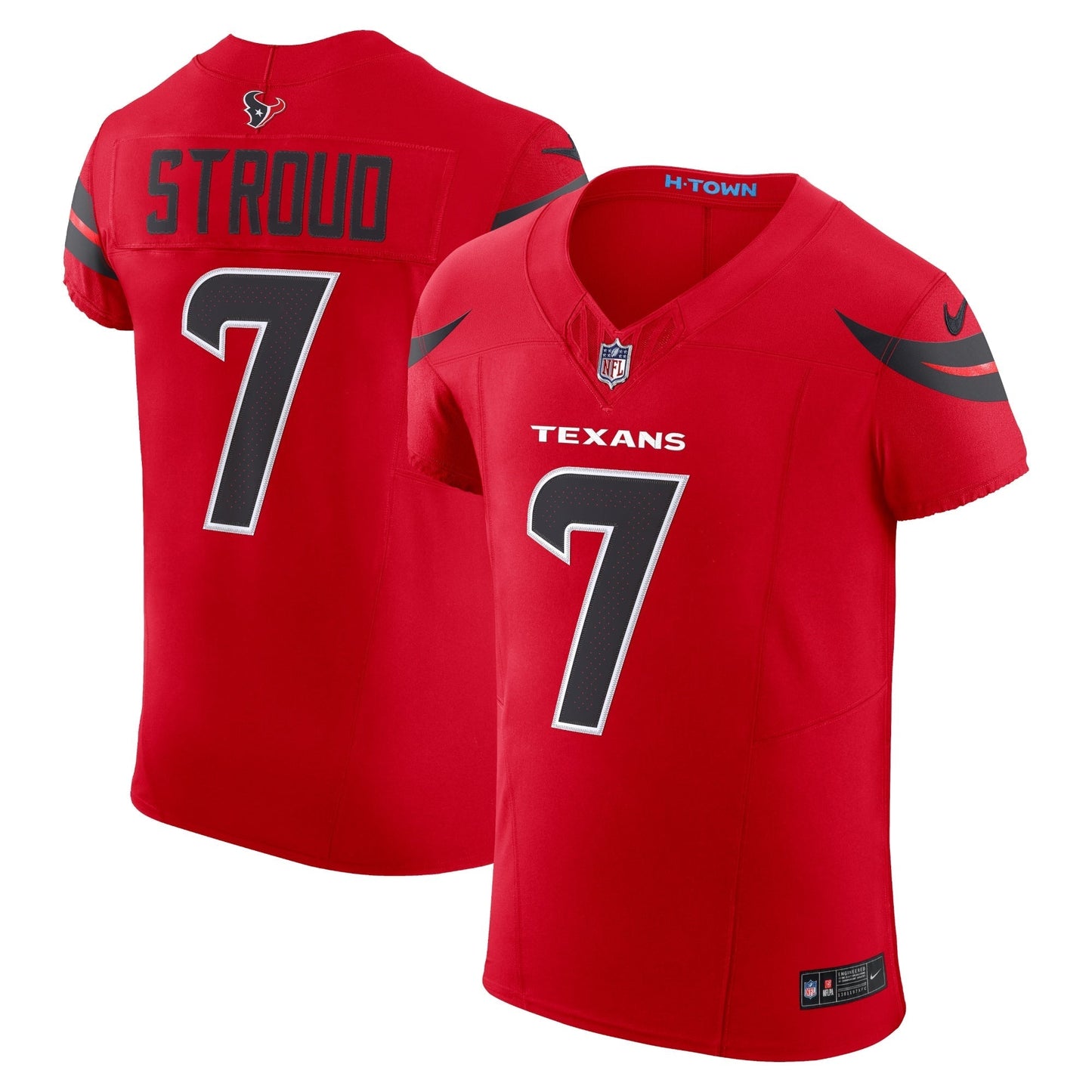 Houston Texans C.J. Stroud Red Alternate Vapor F.U.S.E. Elite Jersey football jersey product view 1