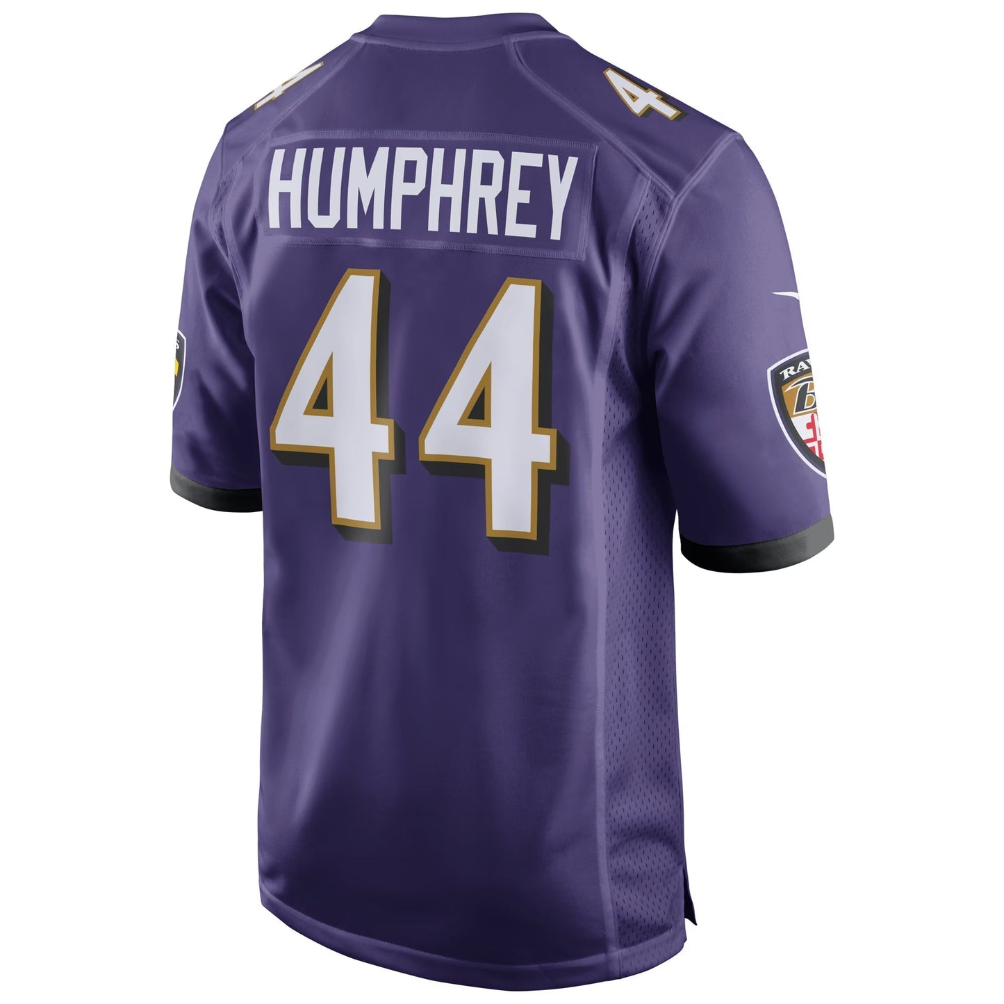 Baltimore Ravens Marlon Humphrey Purple Player Game Jersey football jersey product view 3