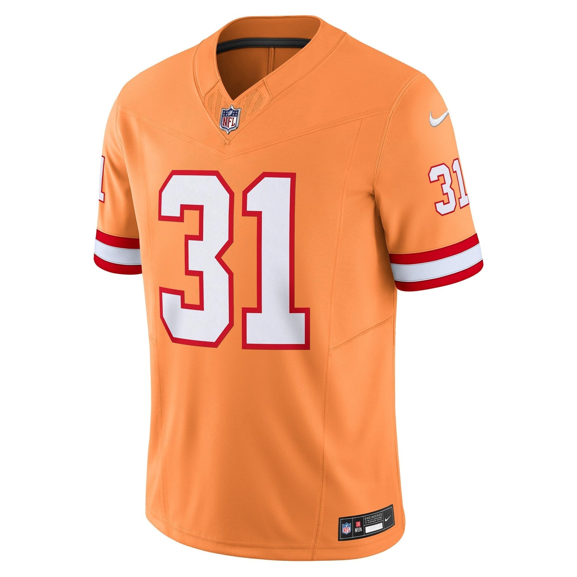 Tampa Bay Buccaneers Antoine Winfield Jr. Orange Vapor F.U.S.E. Limited Jersey football jersey product view 1