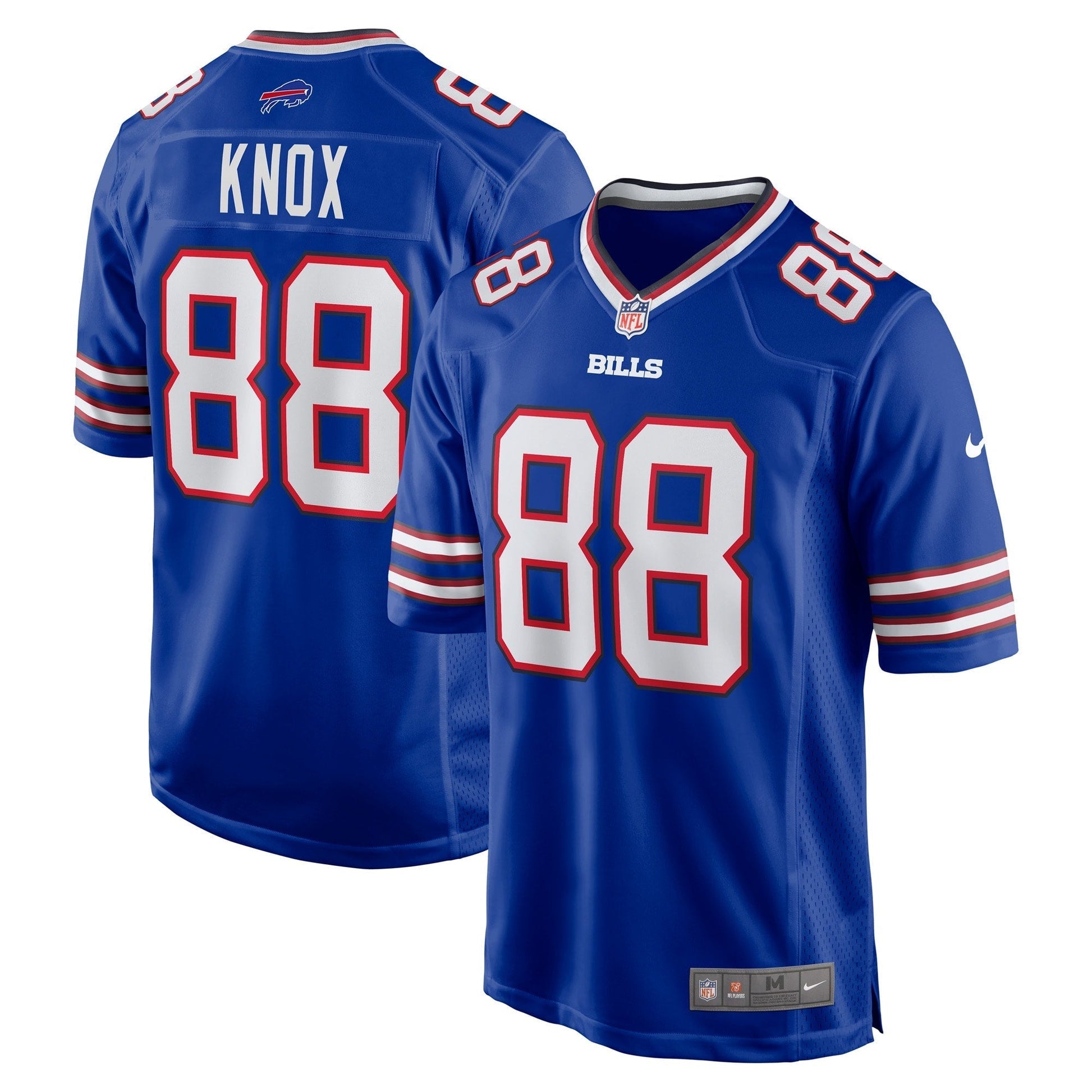 Buffalo Bills Dawson Knox Royal Game Player Jersey football jersey product view 1