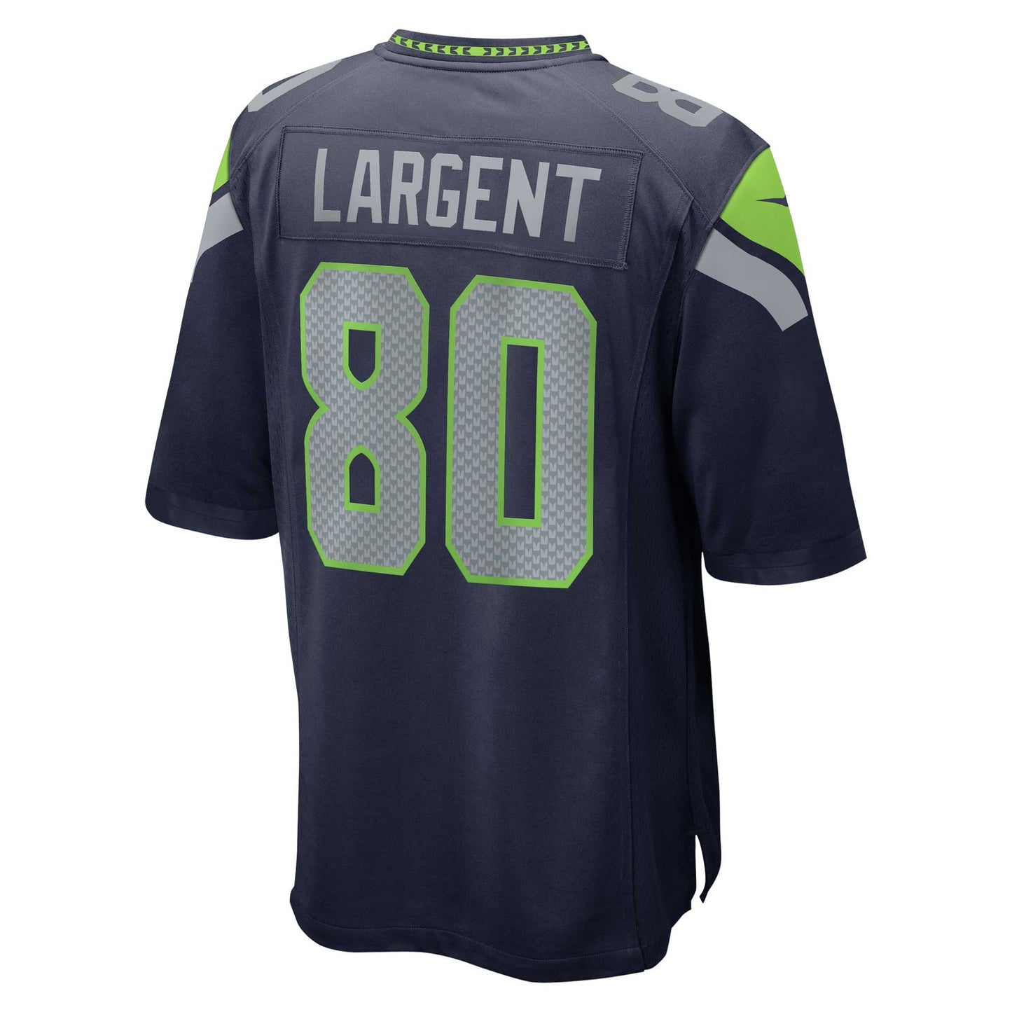 Seattle Seahawks Steve Largent College Navy Retired Player Game Jersey football jersey product view 2