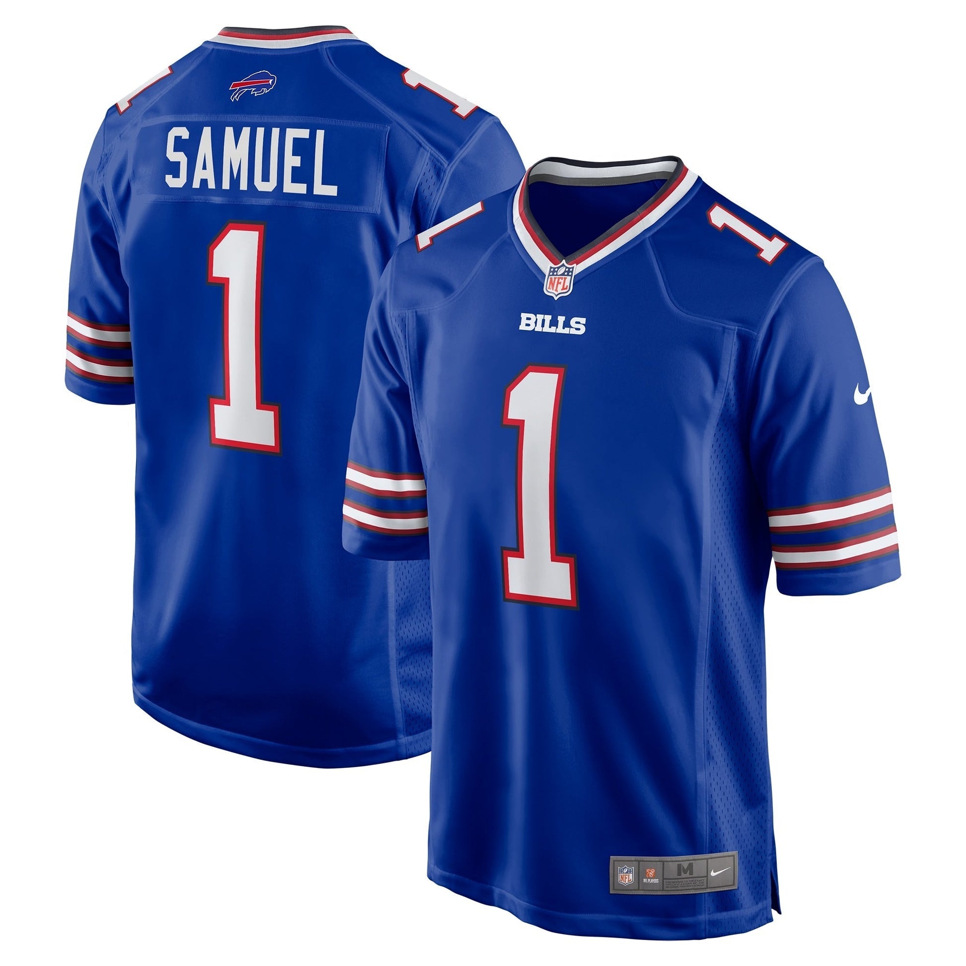 Buffalo Bills Curtis Samuel Royal Game Jersey football jersey product view 1