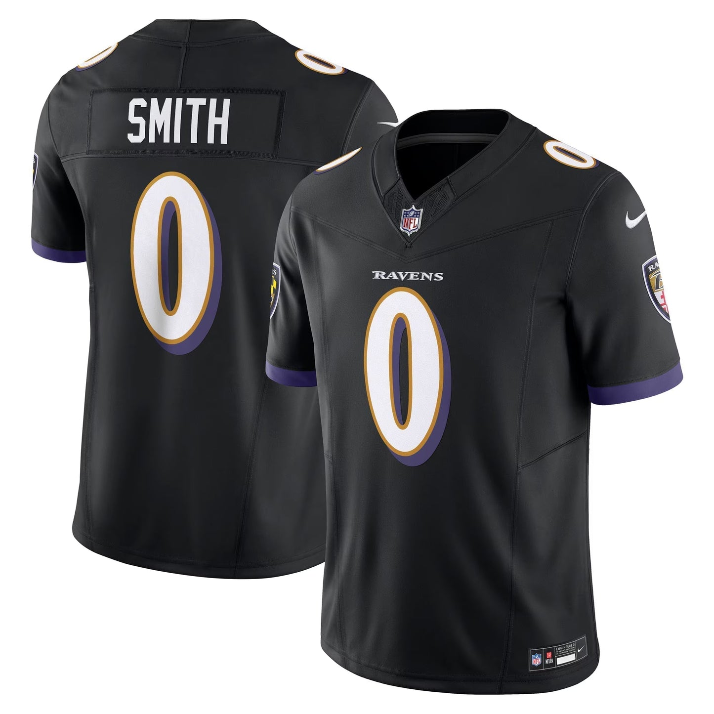 Baltimore Ravens Roquan Smith Black Alternate Vapor F.U.S.E. Limited Jersey football jersey product view 1