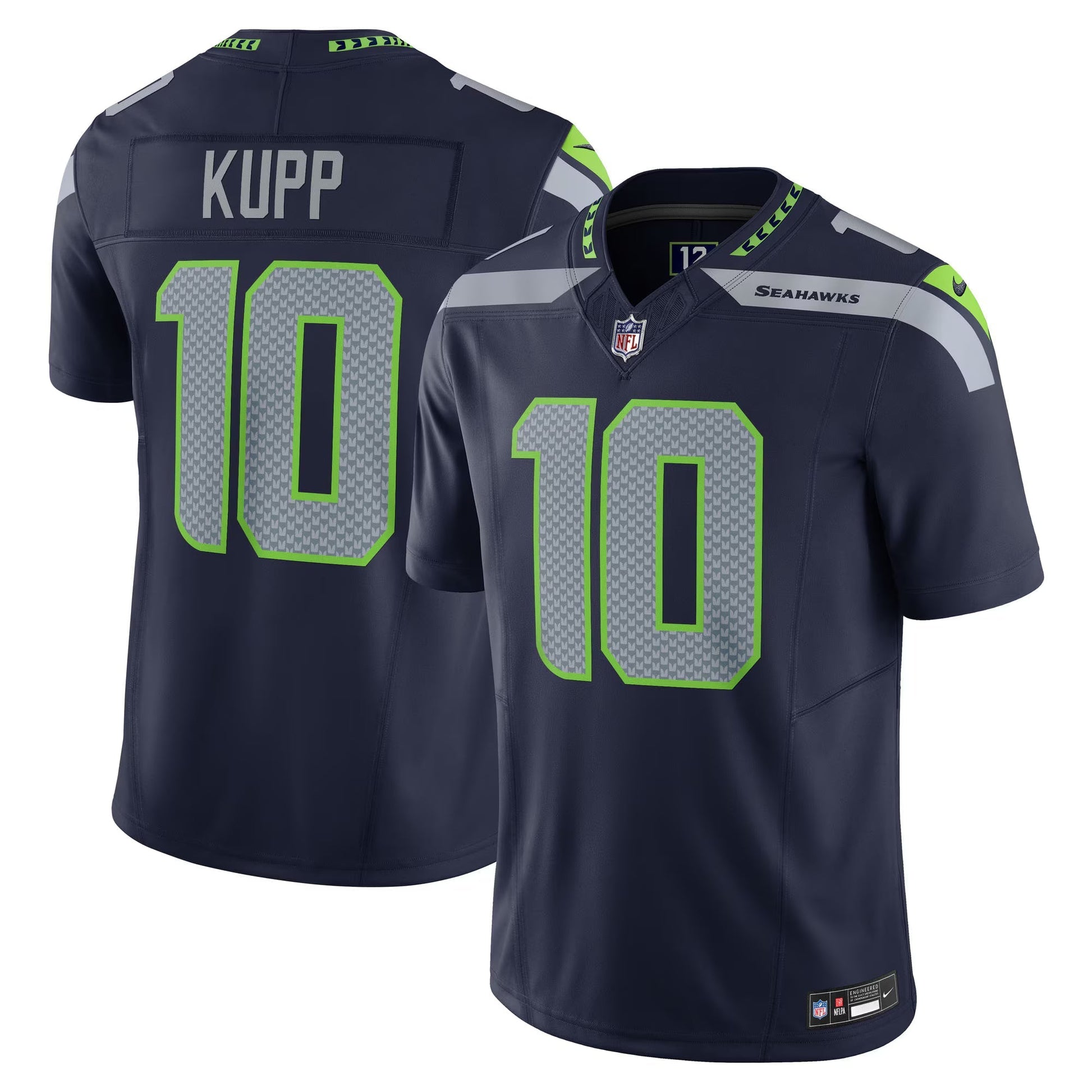 Seattle Seahawks Cooper Kupp College Navy Team Vapor F.U.S.E. Limited Jersey football jersey product view 1