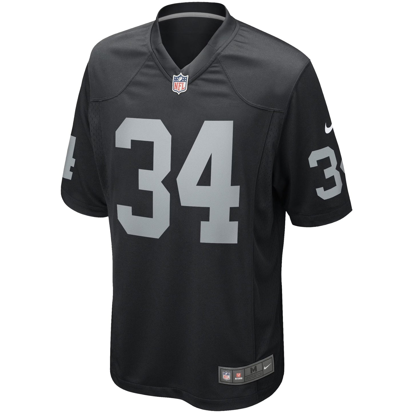 Las Vegas Raiders Bo Jackson Black Game Retired Player Jersey football jersey product view 1