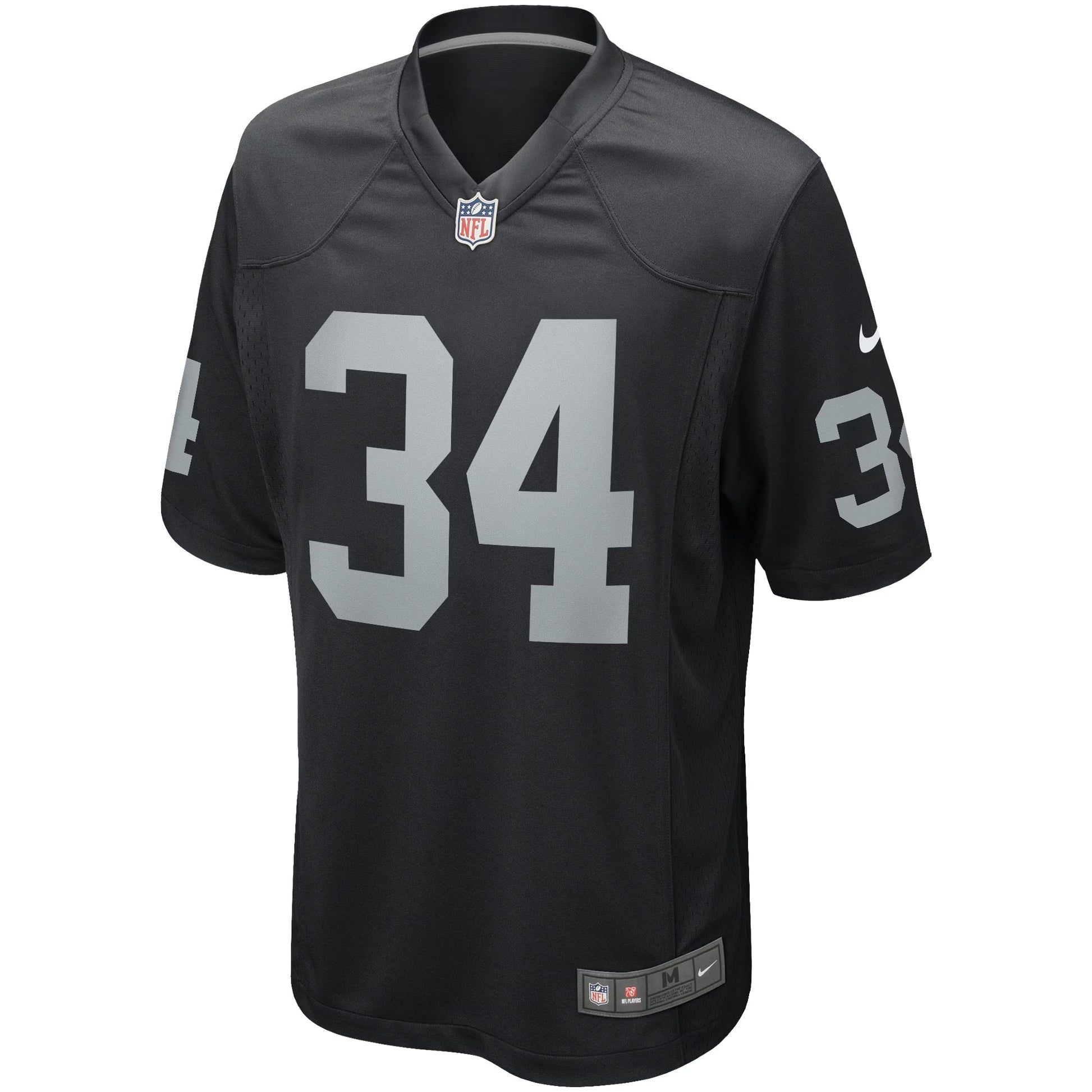 Las Vegas Raiders Bo Jackson Black Game Retired Player Jersey football jersey product view 1