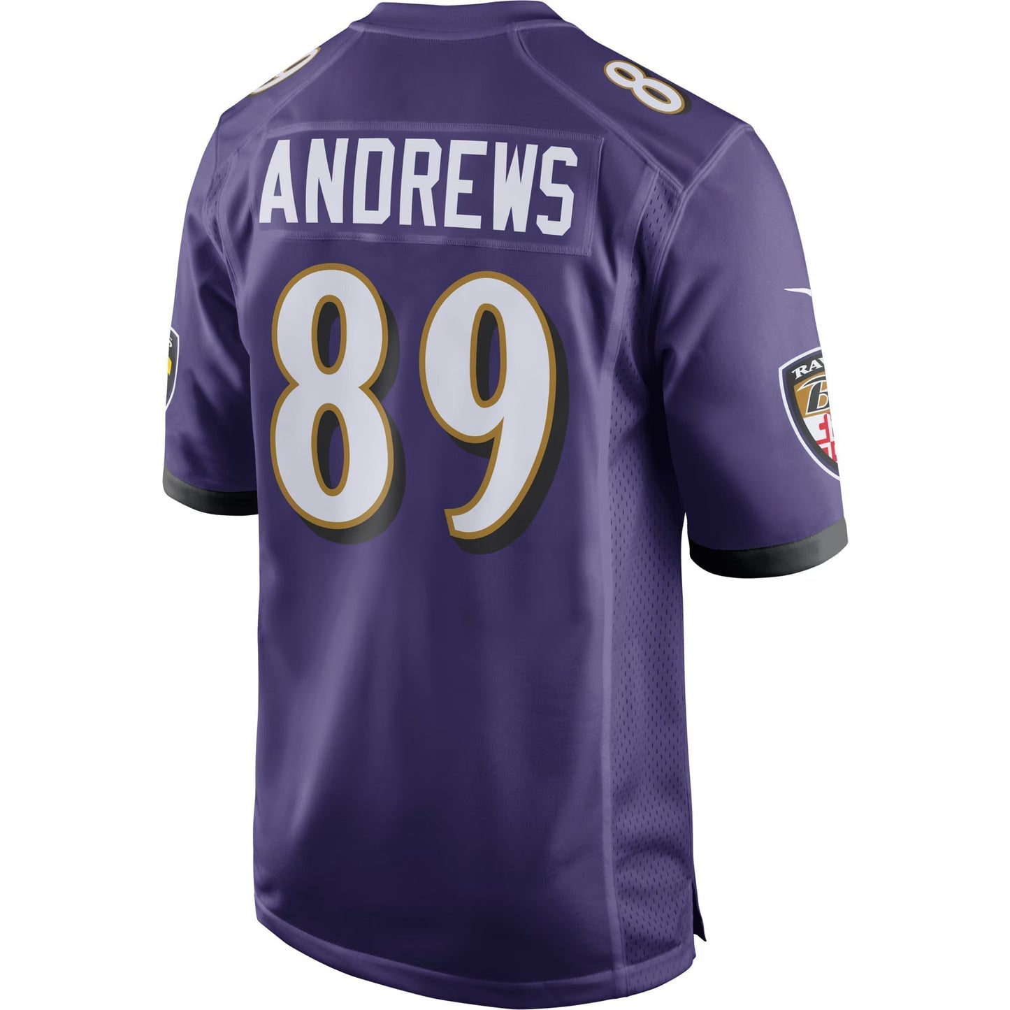 Baltimore Ravens Mark Andrews Purple Game Jersey football jersey product view 3