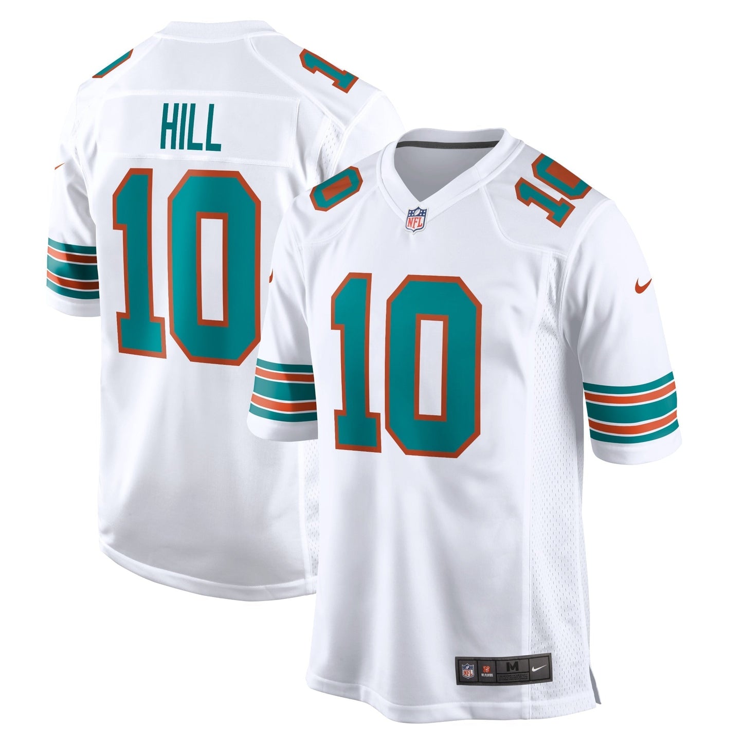Miami Dolphins Tyreek Hill White Alternate Game Jersey football jersey product view 1