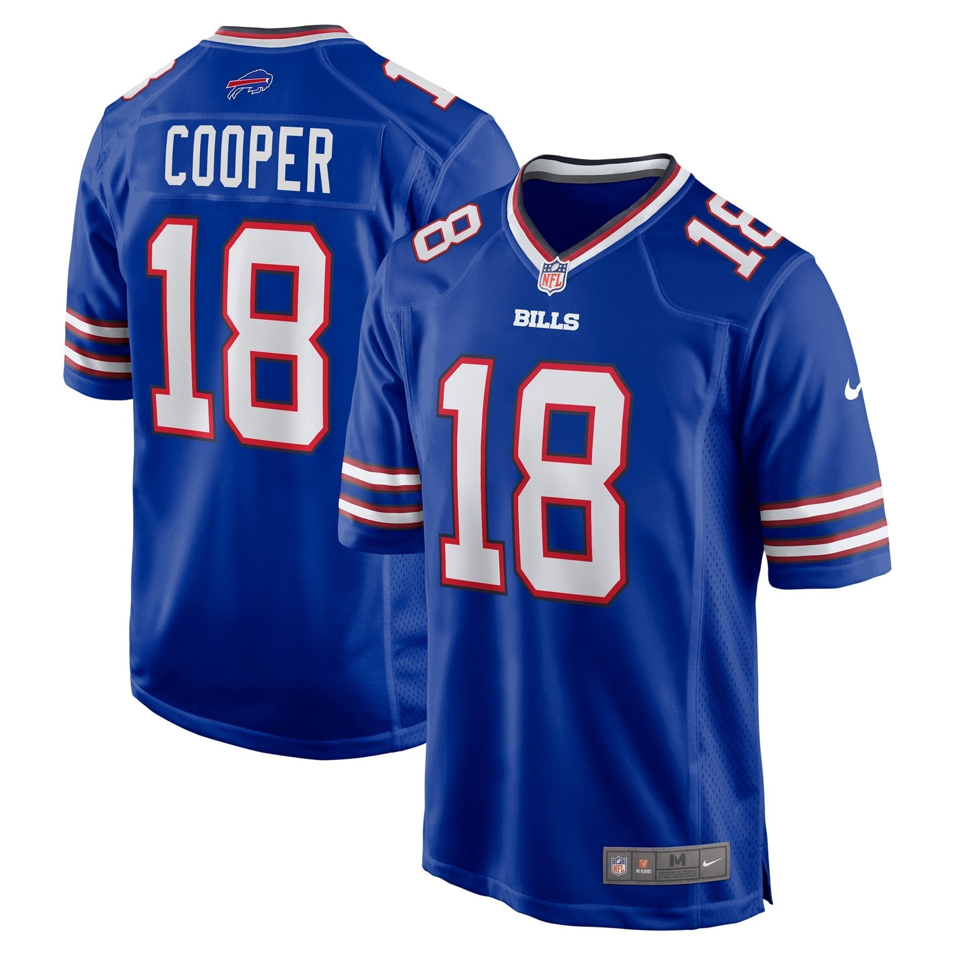 Buffalo Bills Amari Cooper Royal Game Jersey football jersey product view 1