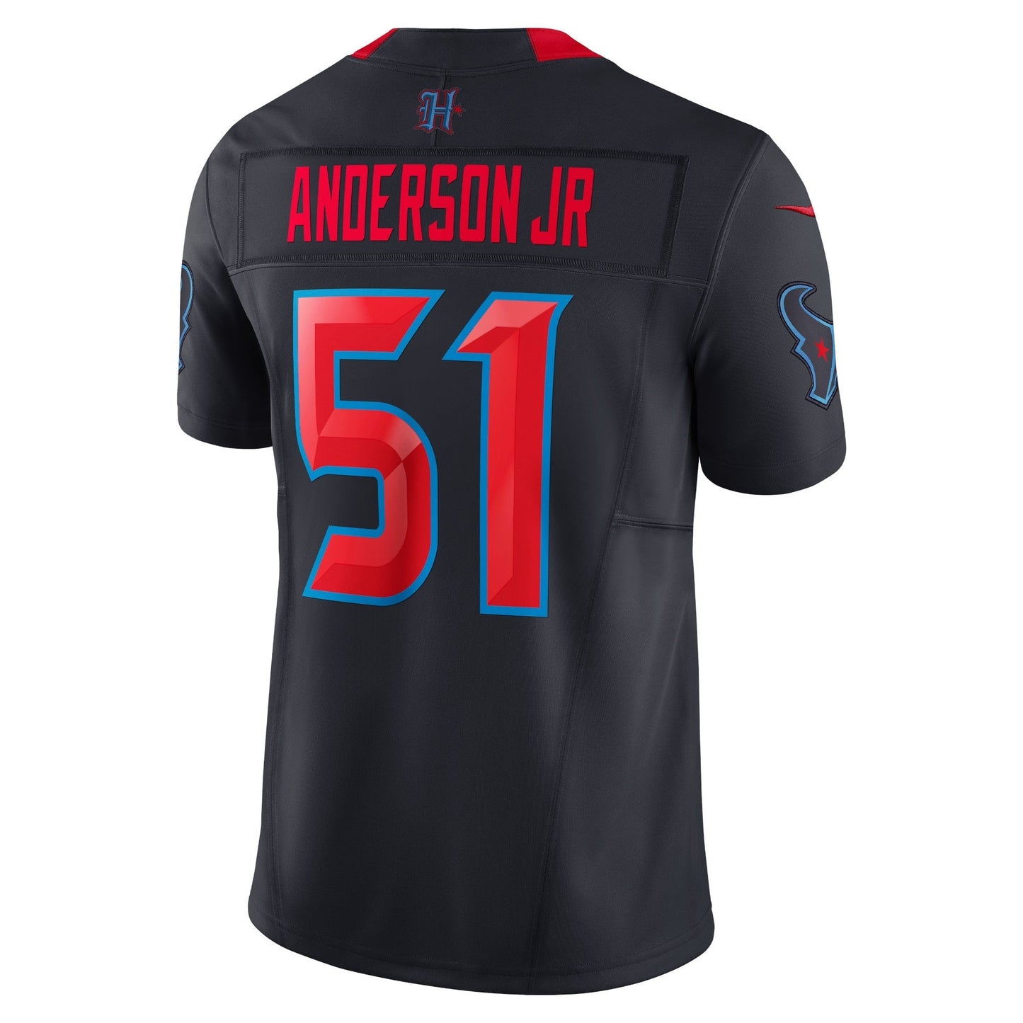 Houston Texans Will Anderson Jr. Navy 2nd Alternate Vapor F.U.S.E. Limited Jersey football jersey product view 3