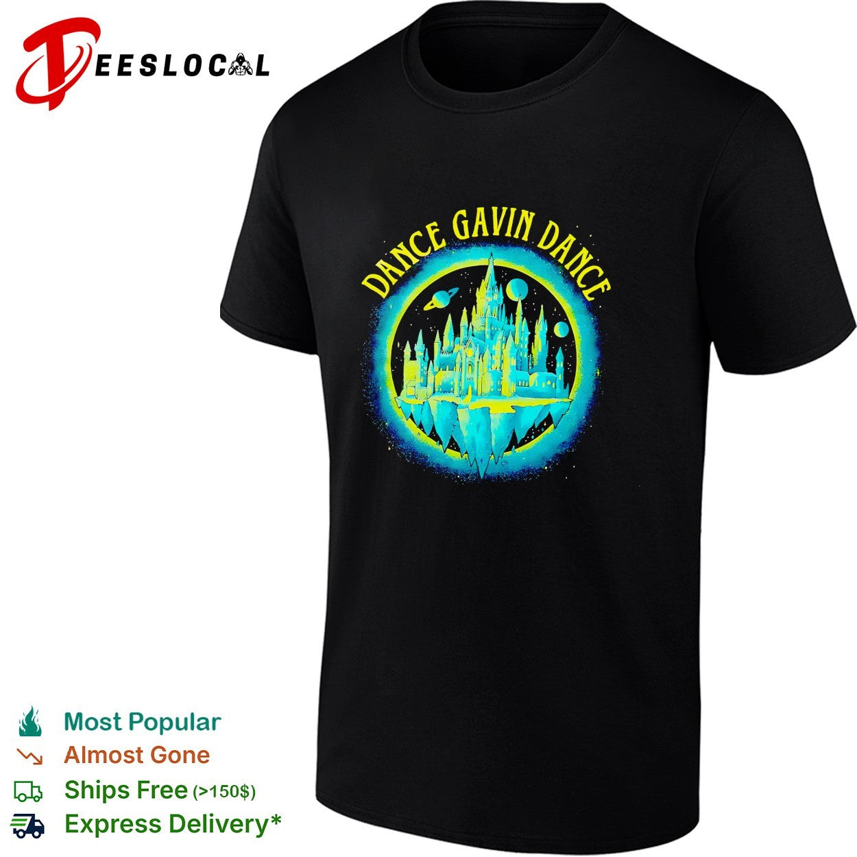 Dance Gavin Dance castle shirt Unisex T-shirt, Sweatshirt, Hoodie, Long Sleeve Tee - T-Shirt, Sweatshirt, Hoodie
