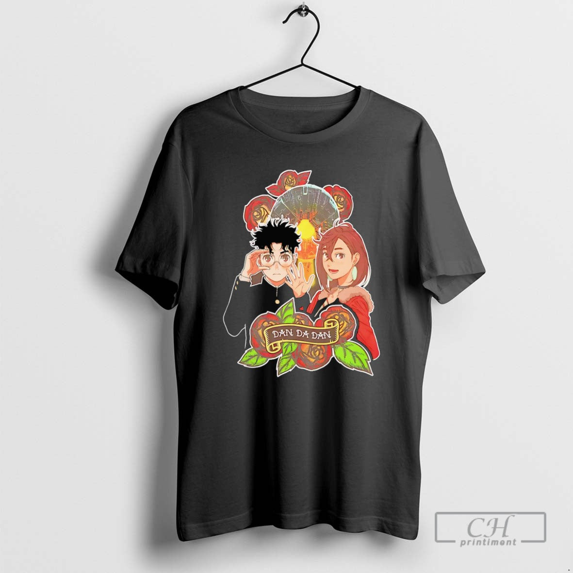 Dandadan Okarun Momo Tattoo Art T-Shirts, Hoodie, Sweatshirt - T-Shirt, Sweatshirt, Hoodie