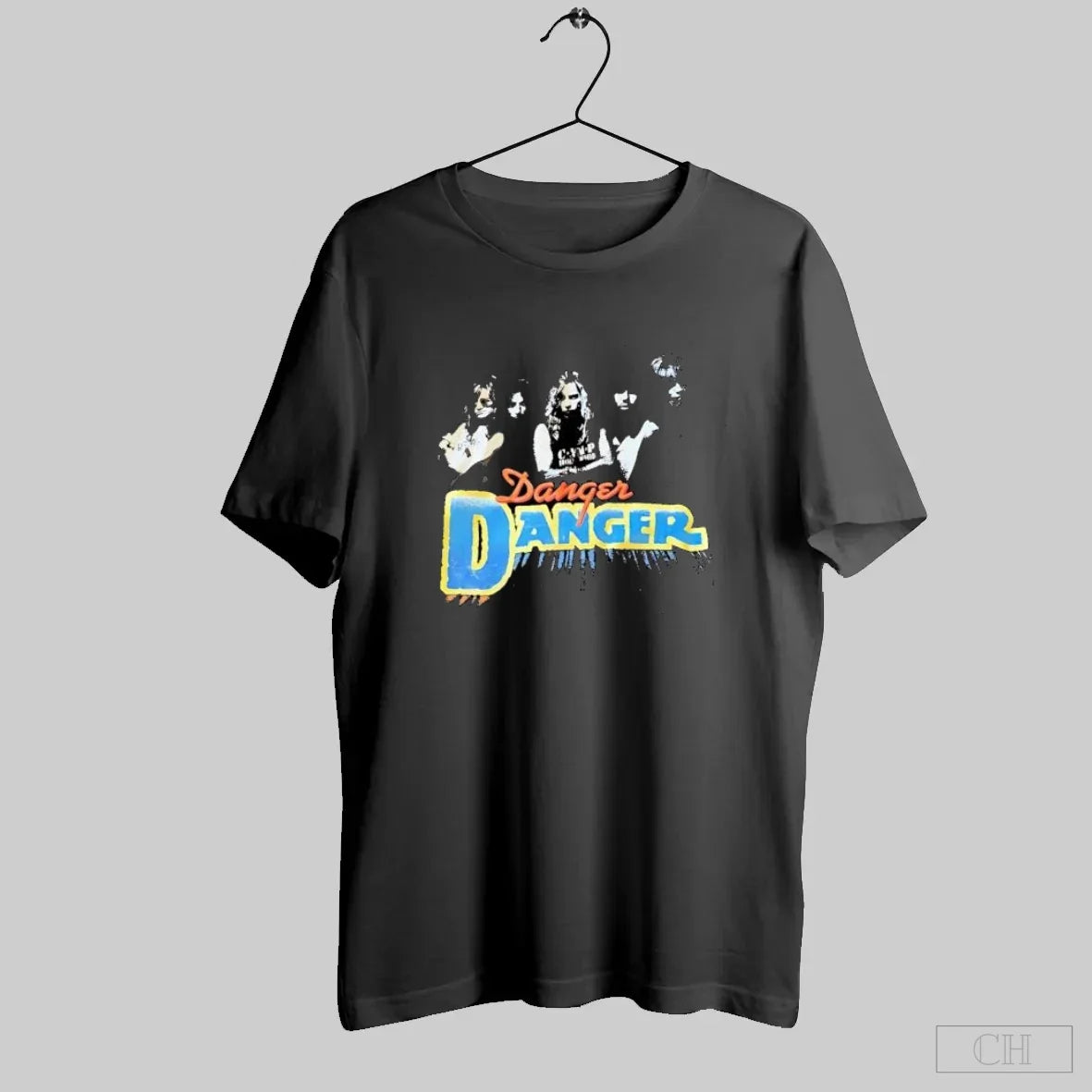 Danger Danger Band Logo 80s Rock S Black T-Shirts, Hoodie, Sweatshirt - T-Shirt, Sweatshirt, Hoodie