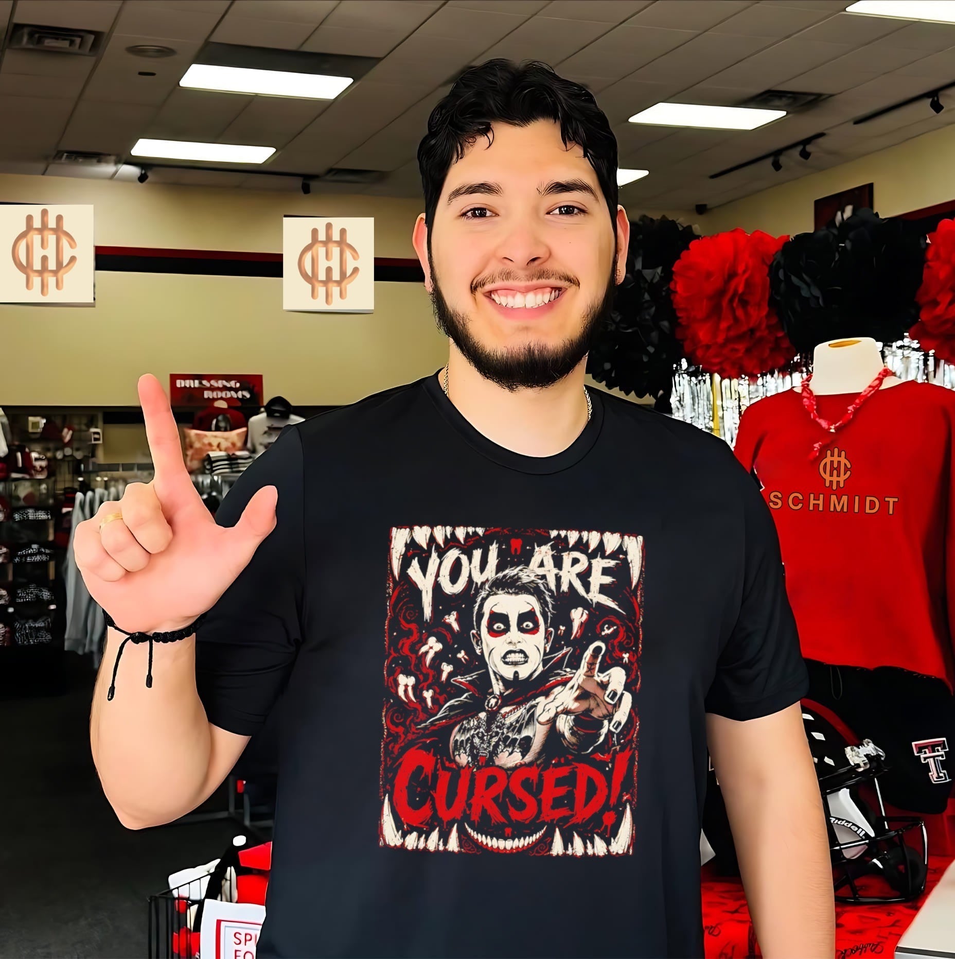 Danhausen You Are Cursed Pro Wrestling shirt Unisex T-shirt, Sweatshirt, Hoodie, Long Sleeve Tee - T-Shirt, Sweatshirt, Hoodie