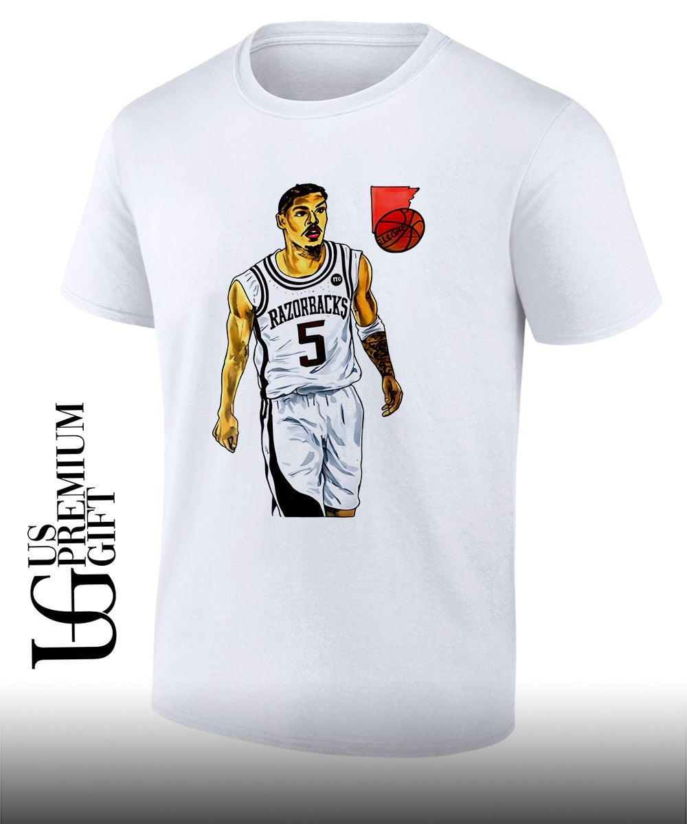 Darius Acuff Jr. Arkansas Razorbacks 5 basketball player shirt Unisex T-shirt, Sweatshirt, Hoodie, Long Sleeve Tee - T-Shirt, Sweatshirt, Hoodie