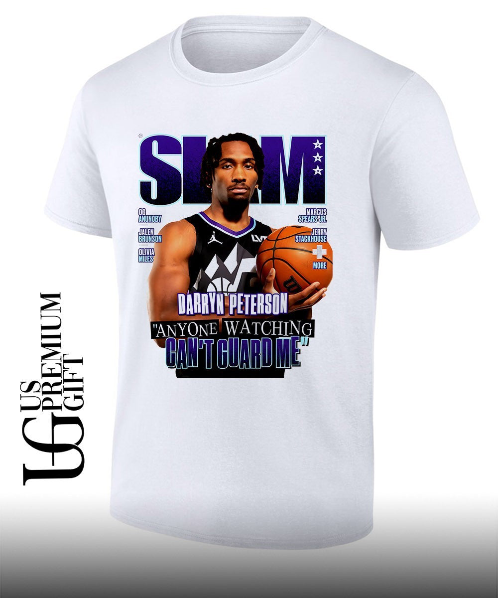Darryn Peterson Utah Jazz NBA Basketball Anyone Watching Cant Guard Me shirt Unisex T-shirt, Sweatshirt, Hoodie, Long Sleeve Tee - T-Shirt, Sweatshirt, Hoodie