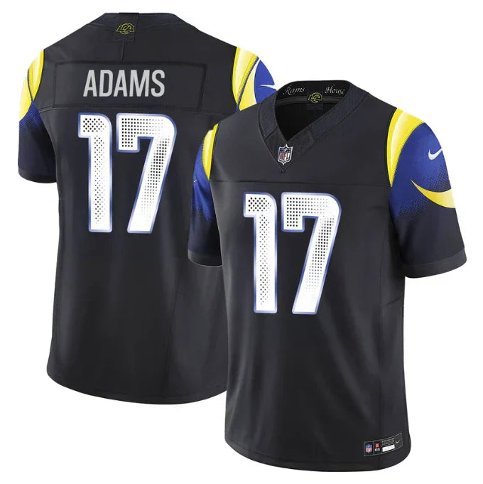 Davante Adams Los Angeles Rams 2025 Rivalries Collection Jersey - Midnight Blue football jersey product view 1