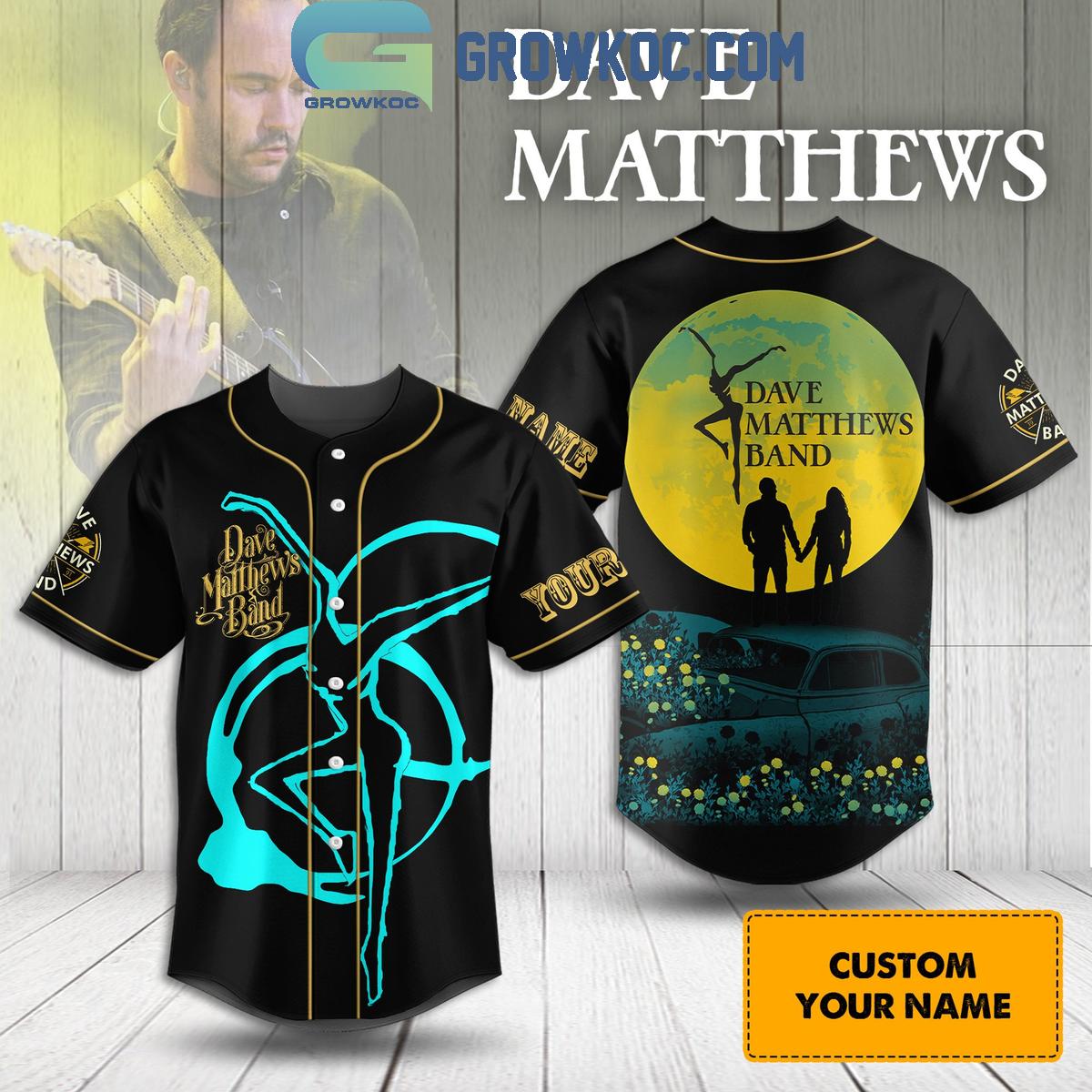 Dave Matthews Band Dancing Nancies Personalized Baseball Jersey Unisex T-shirt, Sweatshirt, Hoodie, Long Sleeve Tee - T-Shirt, Sweatshirt, Hoodie