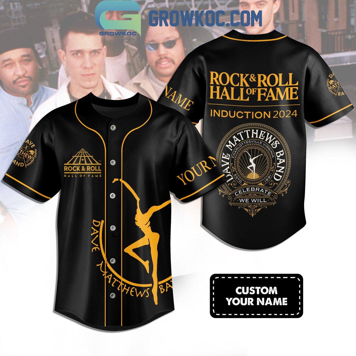 Dave Matthews Band Introduction Of Rock And Roll 2024 Personalized Baseball Jersey Unisex T-shirt, Sweatshirt, Hoodie, Long Sleeve Tee - T-Shirt, Sweatshirt, Hoodie