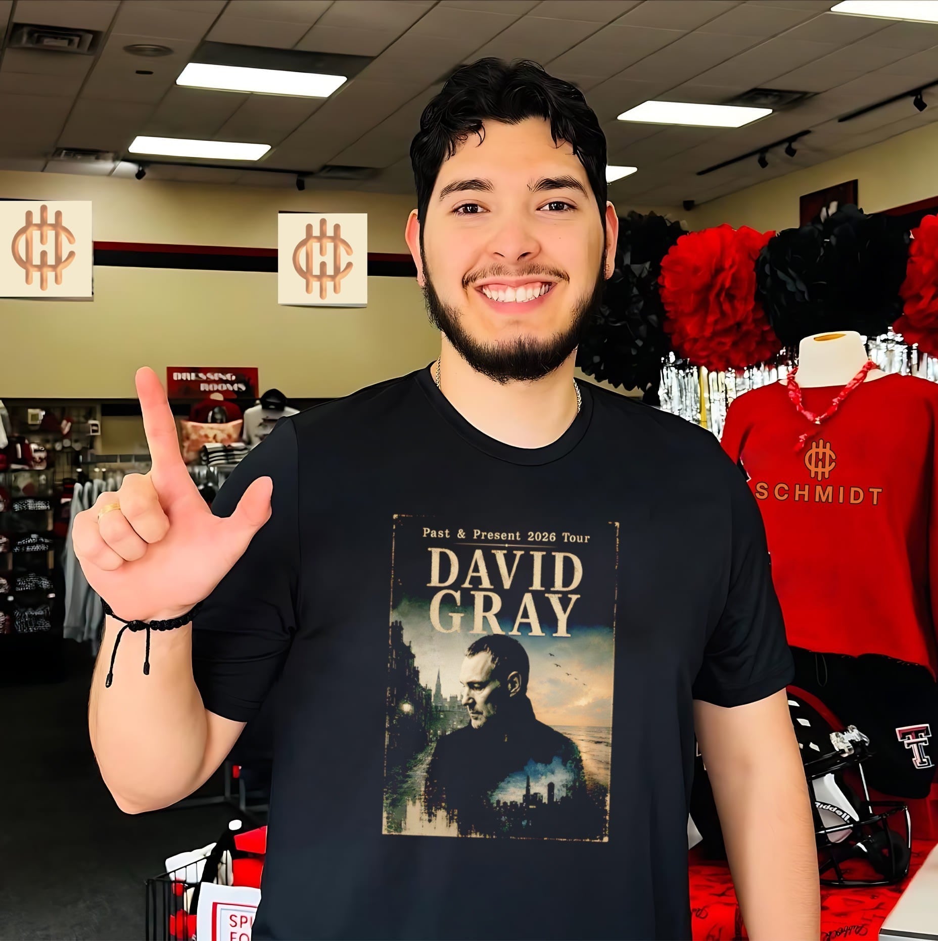 David Gray Past & Present 2026 Tour Singer Songwriter shirt Unisex T-shirt, Sweatshirt, Hoodie, Long Sleeve Tee - T-Shirt, Sweatshirt, Hoodie
