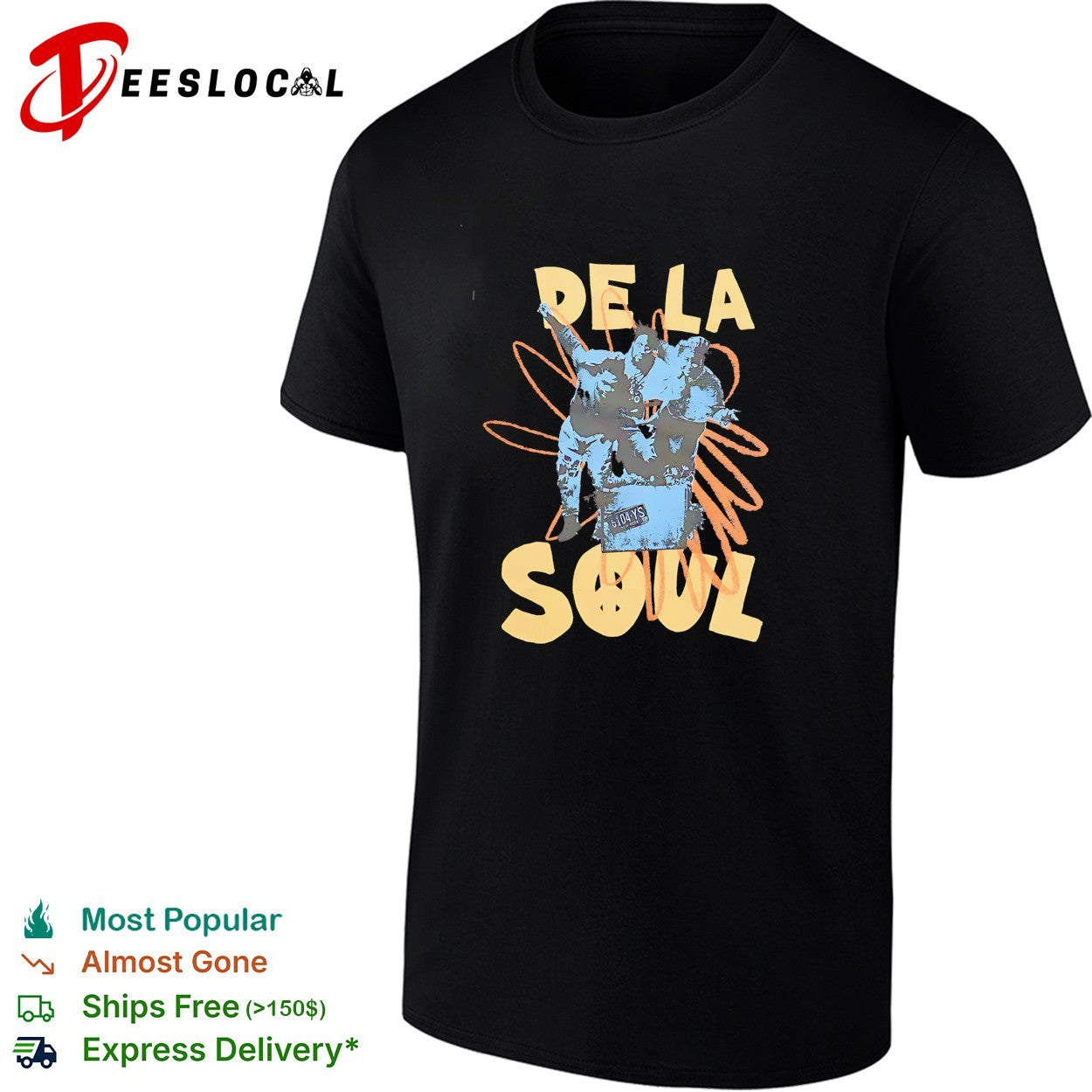 De La Soul shirt Unisex T-shirt, Sweatshirt, Hoodie, Long Sleeve Tee - T-Shirt, Sweatshirt, Hoodie