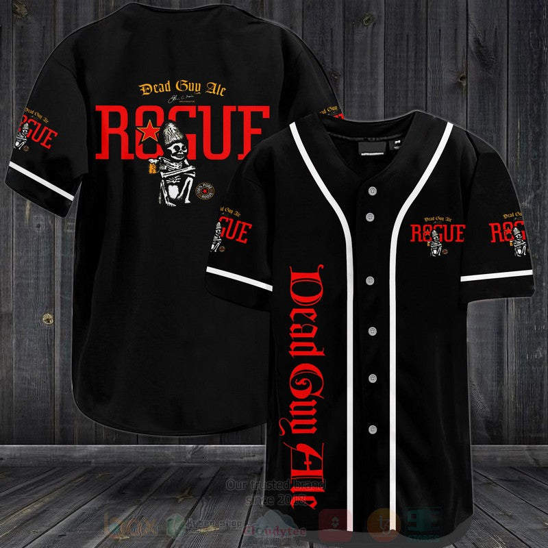 FASHION Dead Guy Ale Rogue Baseball Jerseys Botton Shirt Unisex T-shirt, Sweatshirt, Hoodie, Long Sleeve Tee - T-Shirt, Sweatshirt, Hoodie