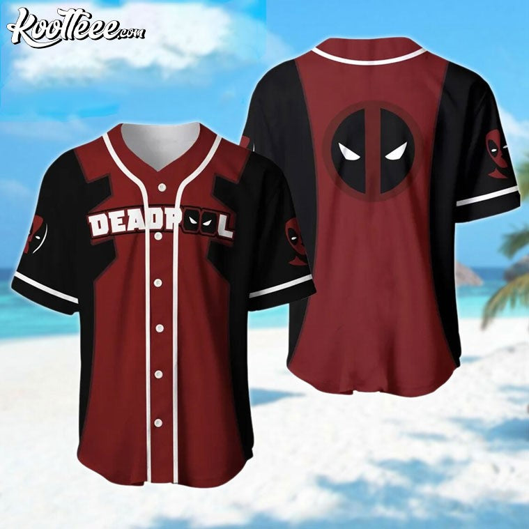 Deadpool Superhero Baseball Jersey Unisex T-shirt, Sweatshirt, Hoodie, Long Sleeve Tee - T-Shirt, Sweatshirt, Hoodie