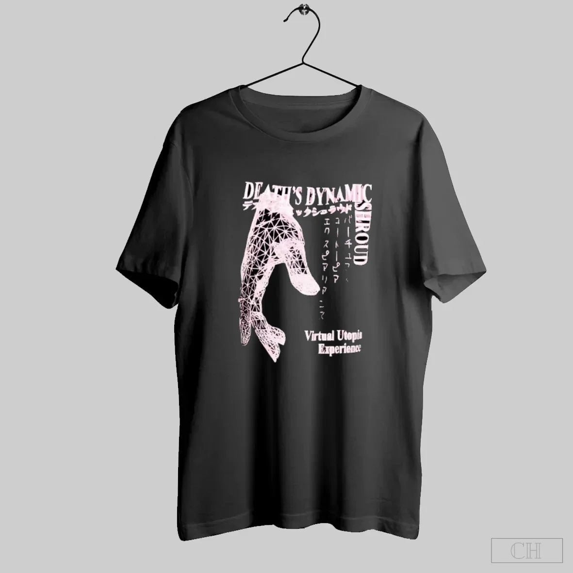 Death_s Dynamic Shroud Virtual Utopia Experience Japanese Text S Black T-Shirts, Hoodie, Sweatshirt - T-Shirt, Sweatshirt, Hoodie